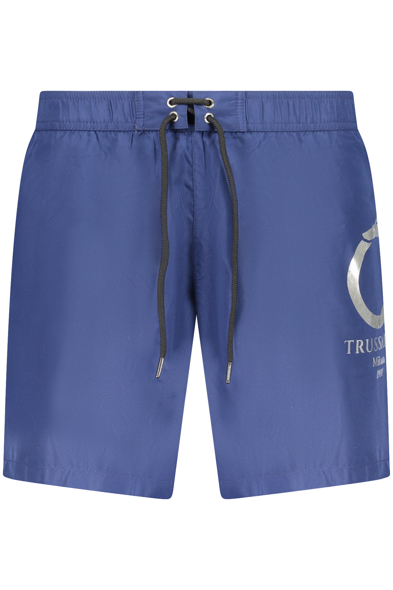 TRU2MBM05_BL14DKBL – Elegante blaue Herren-Badehose mit Logodruck - Stilvoll in Mailand – Größe: S, M, L, XL, 2XL – Farbe: Blu