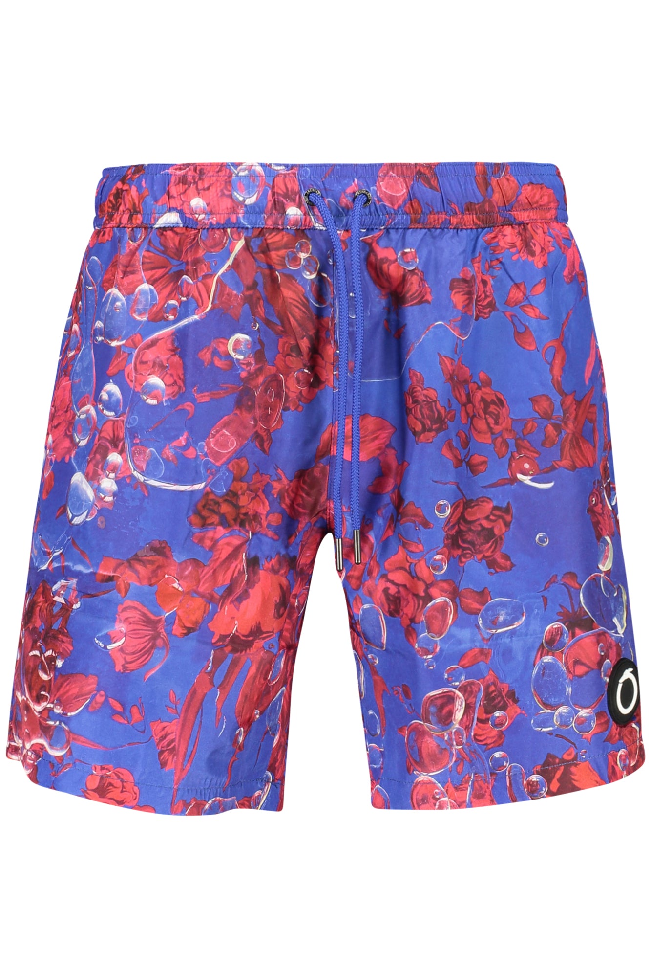 TRU2MBM10_BL13BLUE – Elegante Herren-Badeboxer Blau mit Blütenmuster und Komfort-Details – Größe: S, M, L, XL, 2XL – Farbe: Blu