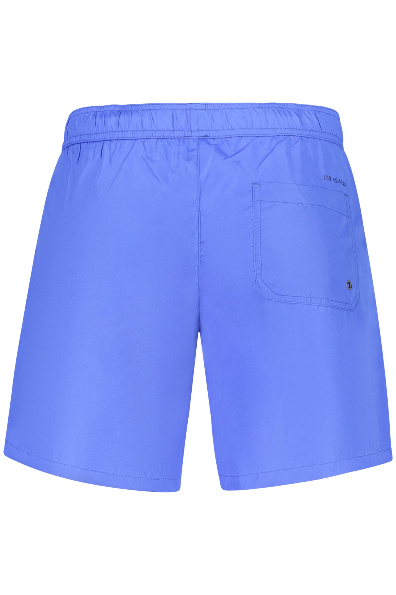 TRU2MBM01_BL13BLUE – Elegante Mittellange Blaue Badehose für Herren mit Ouroboro-Design – Größe: S, M, L, XL, 2XL – Farbe: Blu