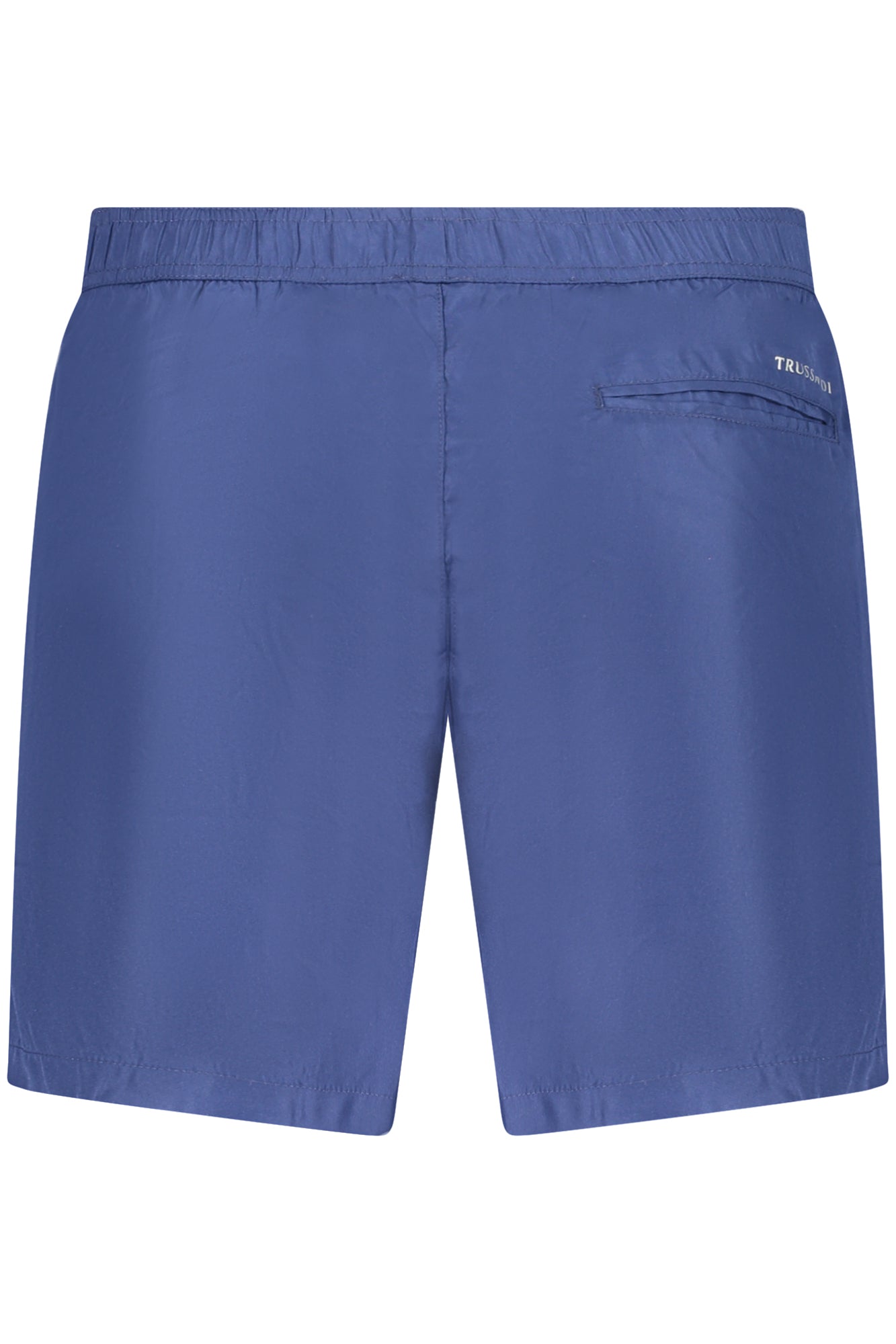 TRU2MBM05_BL14DKBL – Elegante blaue Herren-Badehose mit Logodruck - Stilvoll in Mailand – Größe: S, M, L, XL, 2XL – Farbe: Blu