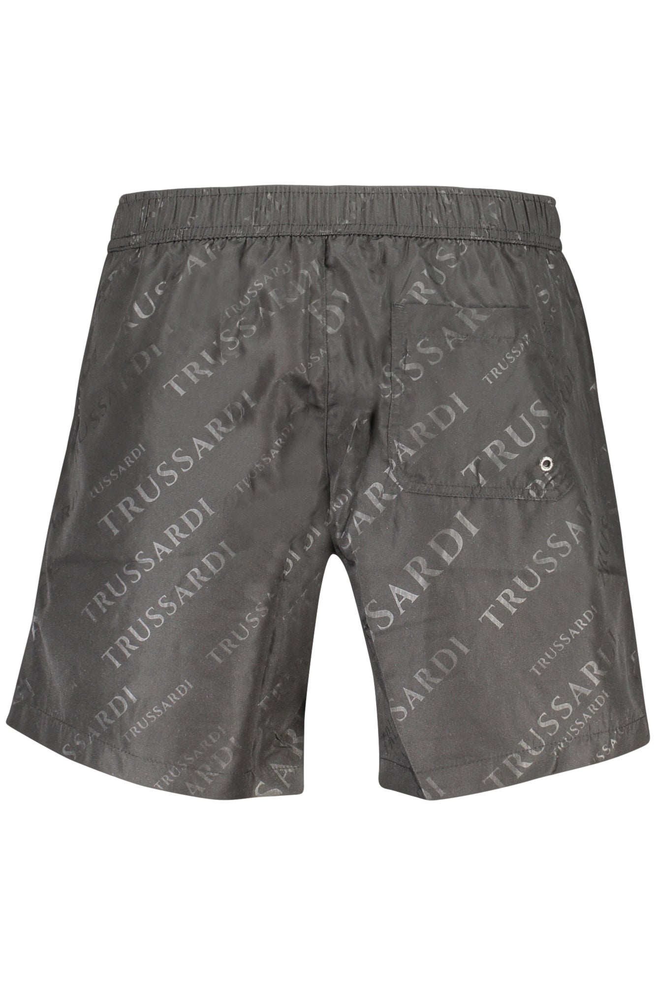 TRU2MBM08_NE03BLACK – Elegante Herrenbadehose in Schwarz mit Logo und Kontrastdetails – Größe: S, M, L, XL, 2XL – Farbe: Nero