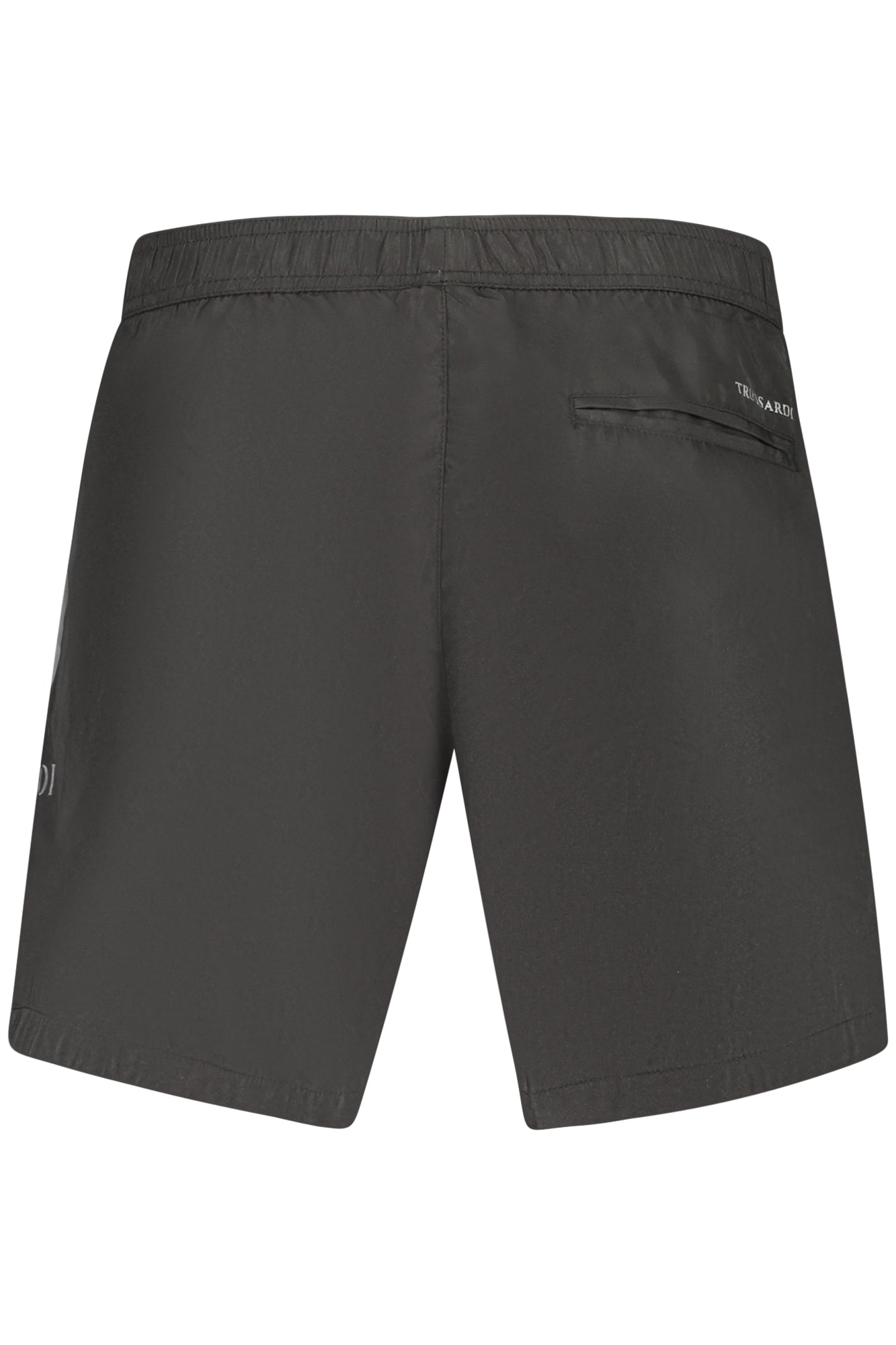 TRU2MBM05_NE05BLKS – Elegante Schwarze Badehose mit Kontrasten & Logo aus Mailand – Größe: S, M, L, XL, 2XL – Farbe: Nero