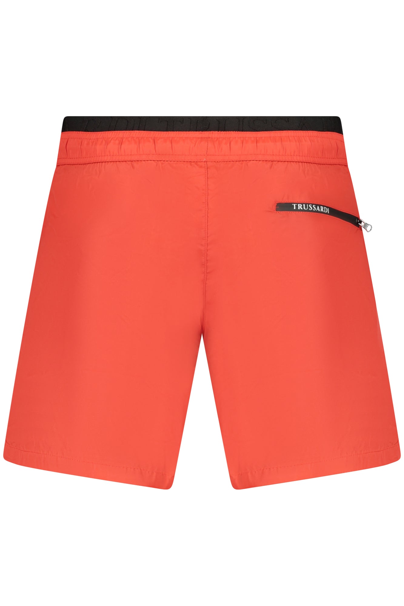 TRU2MBM06_RO11RED – Stylische Herren-Badeshorts in Rot mit elastischem Bund und Taschen – Größe: S, M, L, XL, 2XL – Farbe: Rosso