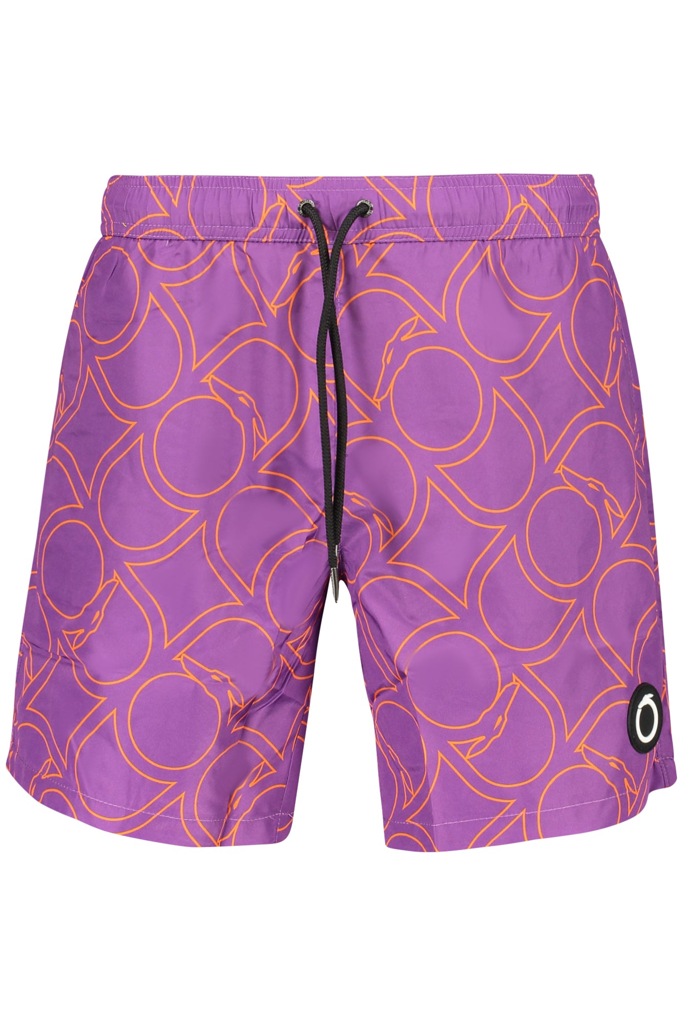 TRU2MBM07_VI15PURP – Stilvolle Herren-Anzughosen in Lila mit Monogramm-Design und Details – Größe: S, M, L, XL, 2XL – Farbe: Viola