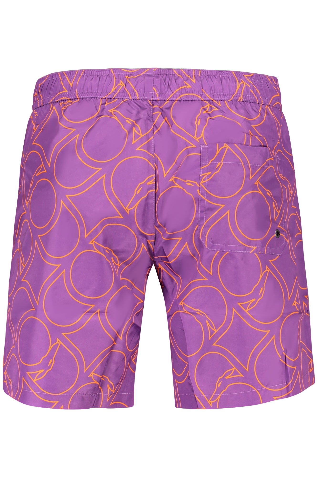 TRU2MBM07_VI15PURP – Stilvolle Herren-Anzughosen in Lila mit Monogramm-Design und Details – Größe: S, M, L, XL, 2XL – Farbe: Viola