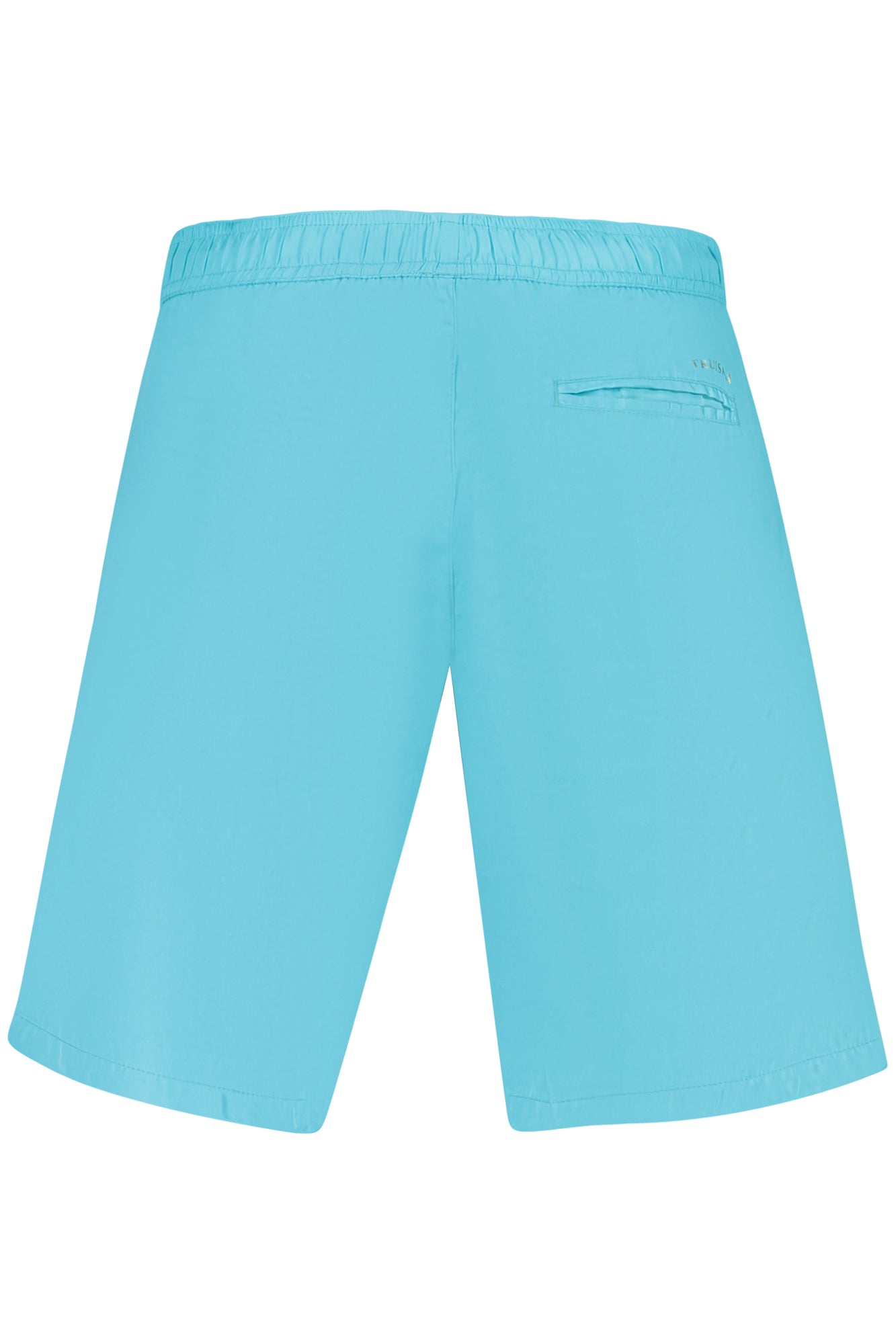 TRU2MBL01_AZ12TEAL – Herren Blaue Kurze Hose mit Kordelzug und Logo-Print – Größe: S, M, L, XL, 2XL – Farbe: Azzurro