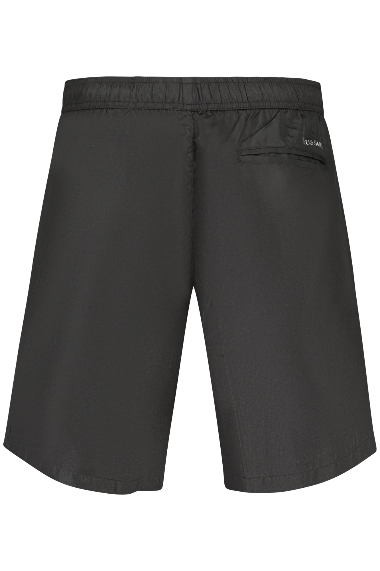 TRU2MBL01_NE05BLKS – Kurze schwarze Herrenhose mit elastischem Bund und Logo-Druck – Größe: S, M, L, XL, 2XL – Farbe: Nero