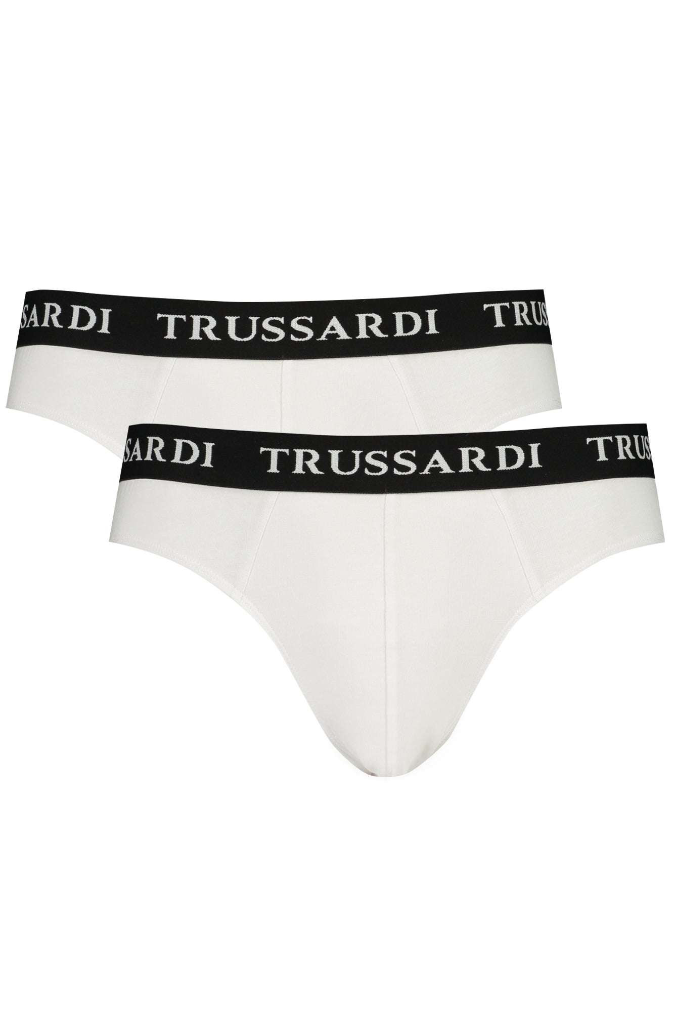 TRU2USP02_BI01WHIT – Herren Slip Weiß im Doppelpack – Elastischer Bund & Logoprint – Größe: M, L, XL, 2XL – Farbe: Bianco