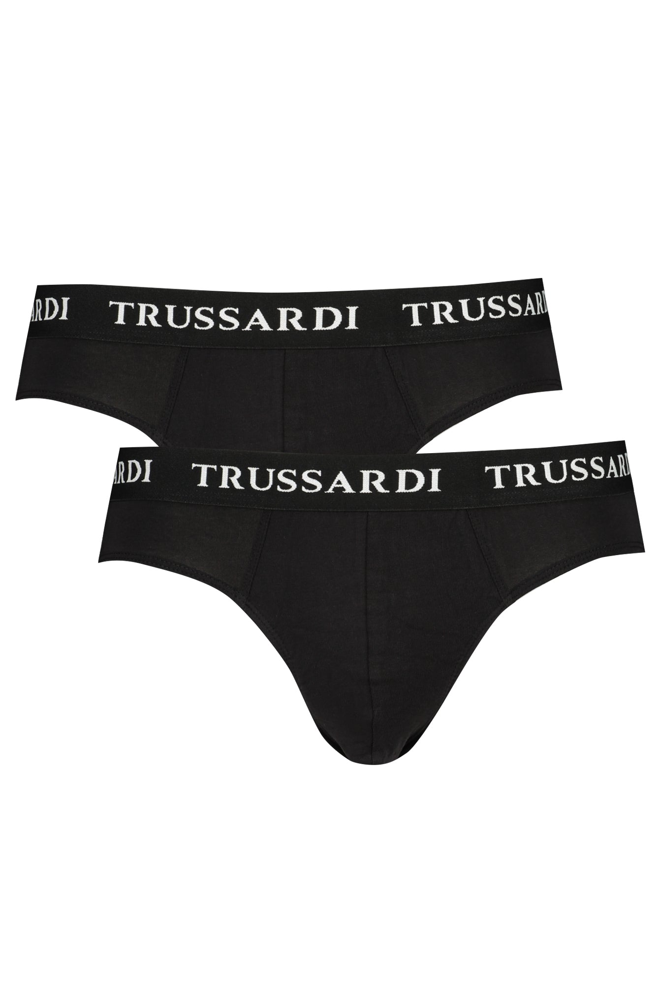 TRU2USP02_NE03BLAC – Herrenslip Schwarz im Doppeltpack mit Logo-Druck und Elastikbund – Größe: M, L, XL, 2XL – Farbe: Nero