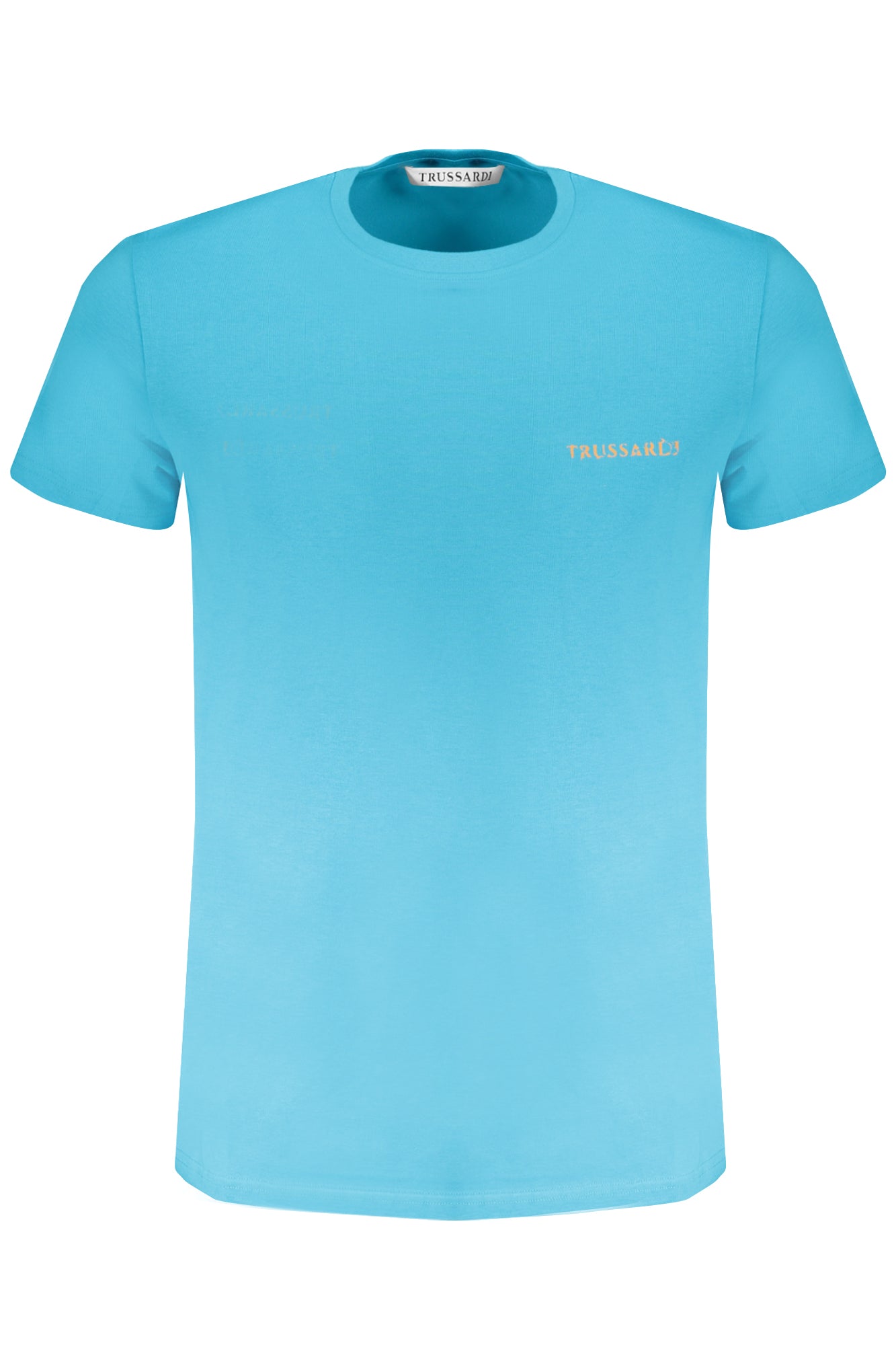 TRU2MTS02_AZ12TEAL – Herren T-Shirt Himmelblau mit Druck und Logo - Kurze Ärmel, Rundhals – Größe: S, L, XL, 2XL – Farbe: Azzurro
