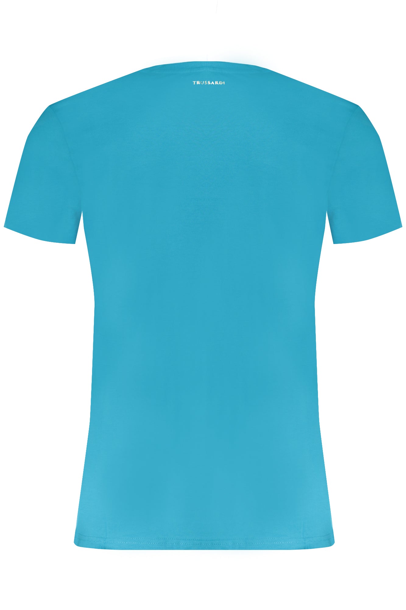 TRU2MTS03_AZ12TEAL – Herren Kurzarm T-Shirt Blau mit Rundhals und Logo-Aufdruck – Größe: S, M, L, XL, 2XL – Farbe: Azzurro