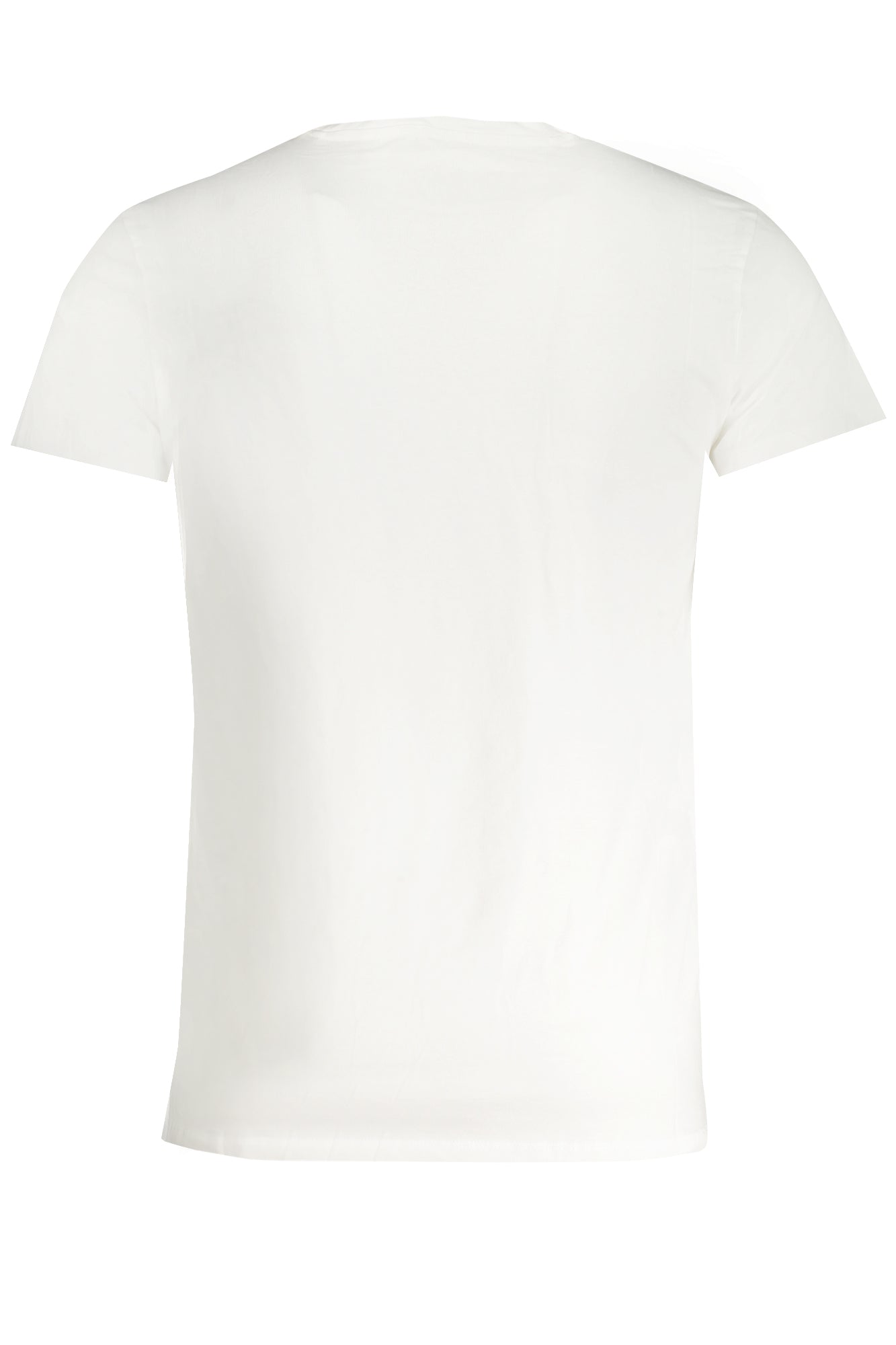 TRU1MTS01_BIWHITE – Weißes Herren-Kurzarm-T-Shirt mit Rundhals und Logo-Druck – Größe: S, M, L, XL, 2XL – Farbe: Bianco