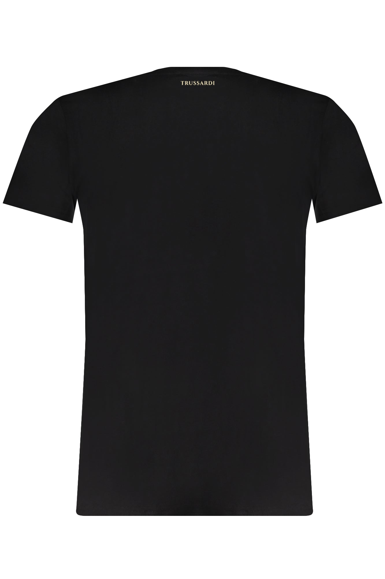 TRU2MTS03_NE06BLKG – Elegantes schwarzes Herren T-Shirt, Kurzarm mit Logo und Druck – Größe: S, M, L, XL, 2XL – Farbe: Nero