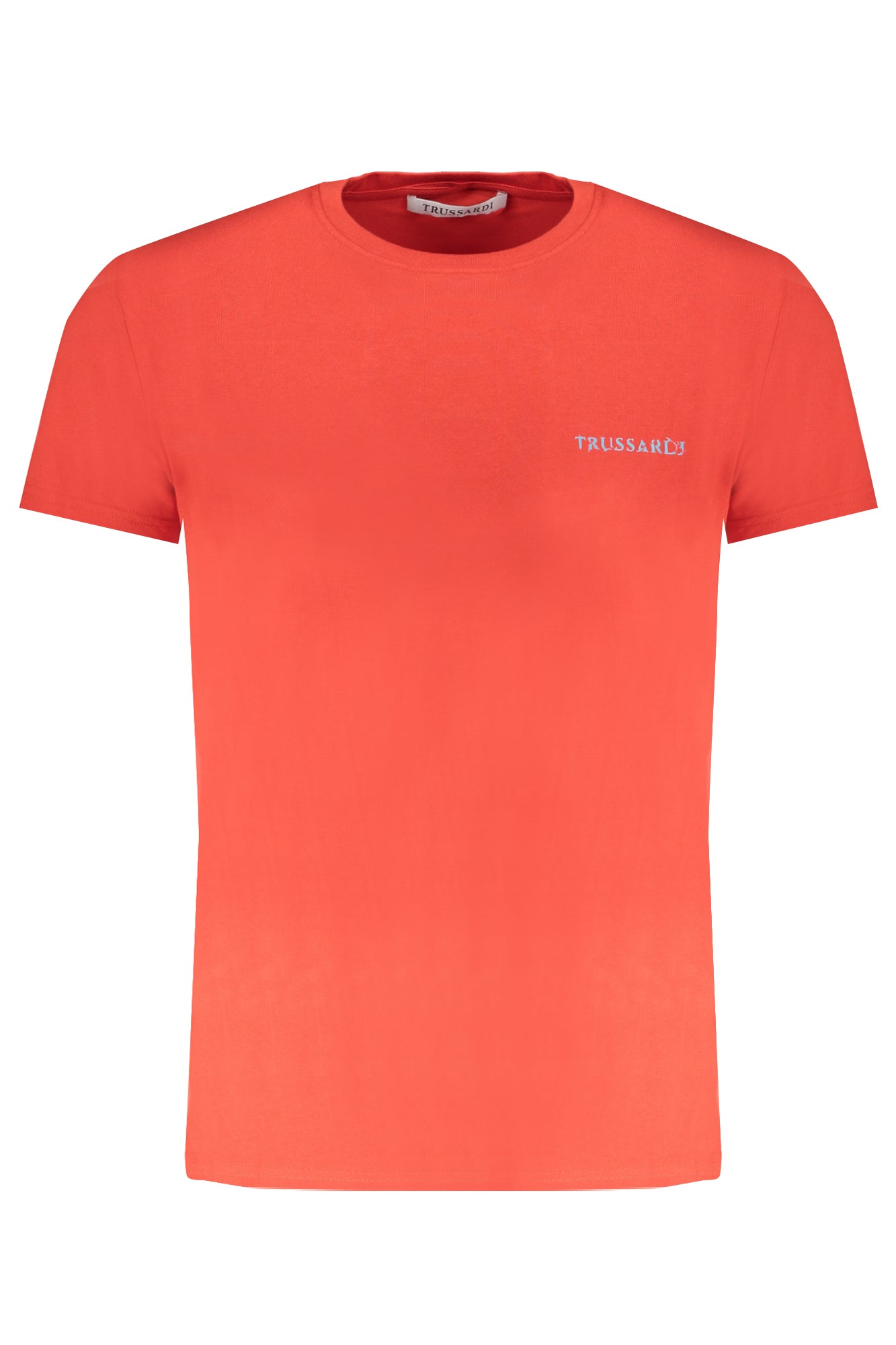 TRU2MTS02_RO11RED – Stylisches Herren T-Shirt in Rot mit Rundhalsausschnitt und Print – Größe: L – Farbe: Rosso