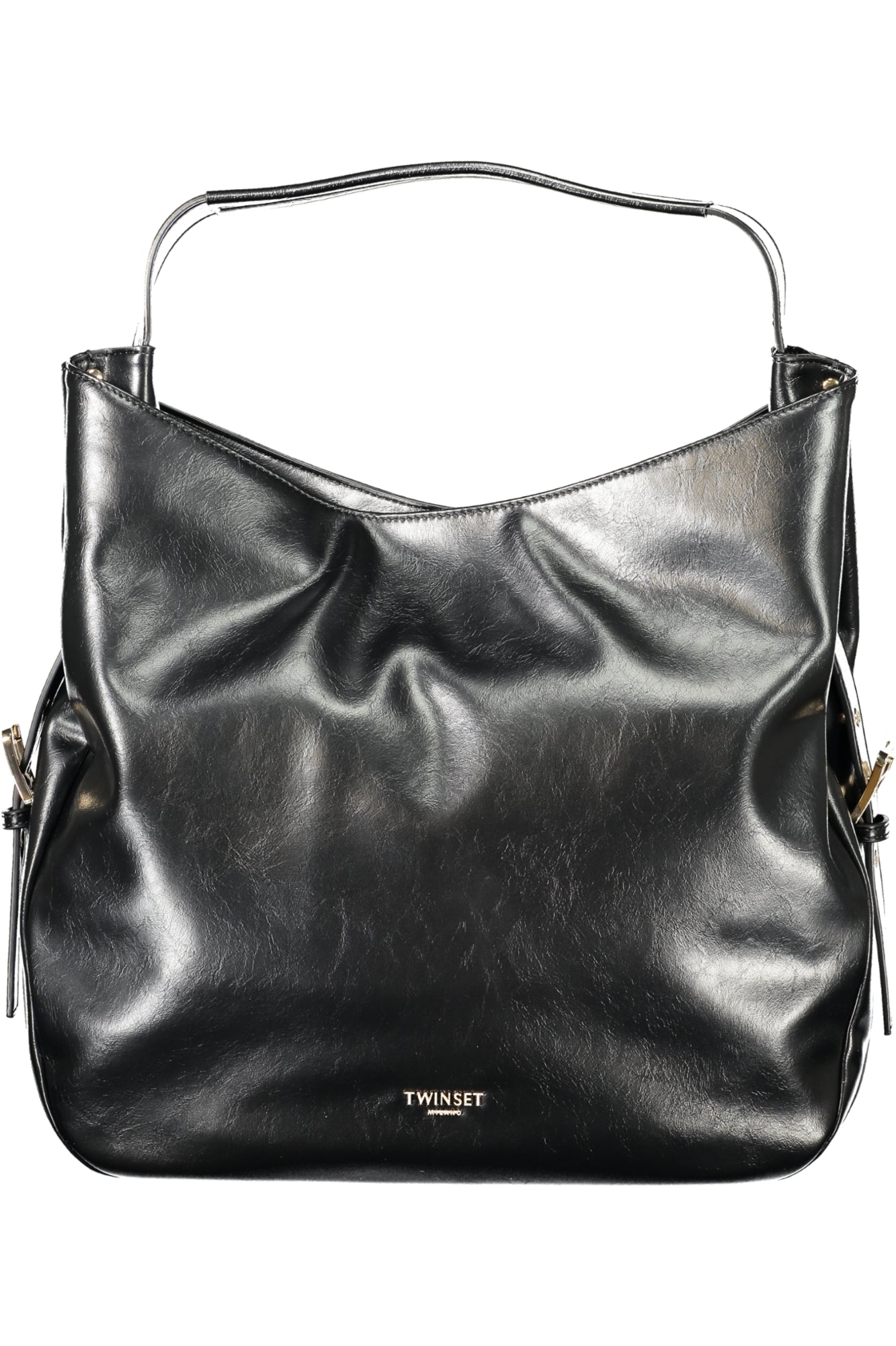 252TD8032_NE00006 – Elegante Schwarze Hobo-Tasche: Stilvolle Details & Praktisches Design – Größe: UNI – Farbe: Nero