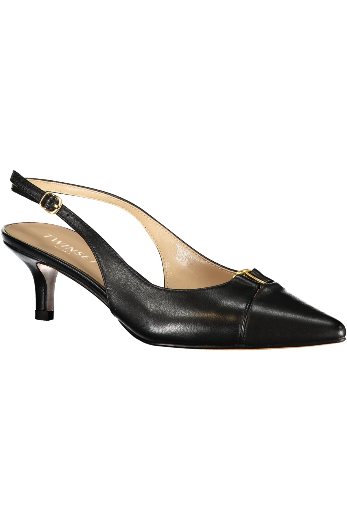 261TCP034_NE00006 – Elegante Damensandale Schwarz mit Fersen- und Knöchelriemen - 3 cm Absatz – Größe: 36, 37, 38, 39, 40, 41 – Farbe: Nero