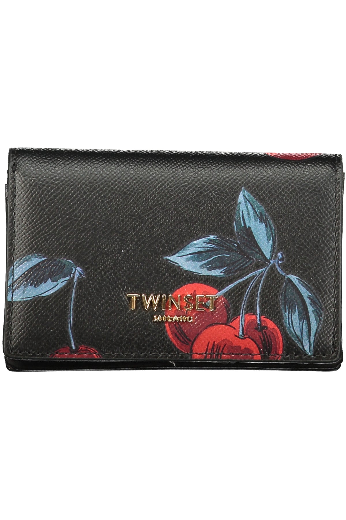 261TL8030_NE13500 – Elegantes Schwarzes Damen-Portemonnaie mit Kontrastdetails und Reißverschluss – Größe: UNI – Farbe: Nero