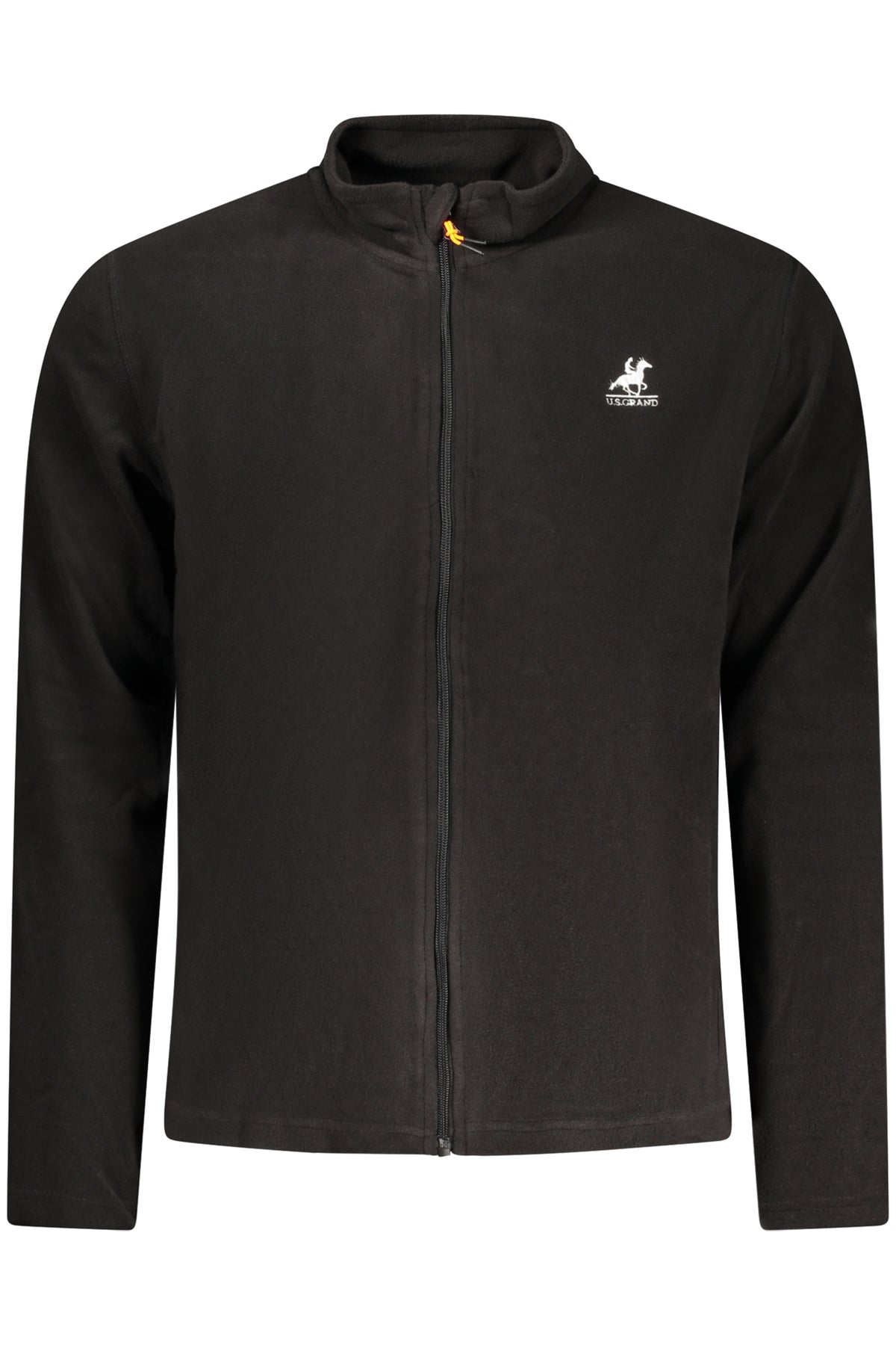 AU02832JURASSIC_NEA7251 – U.S. GRAND FELPA CON ZIP UOMO NERO – Größe: S, M, L, XL, 2XL, 3XL – Farbe: Nero