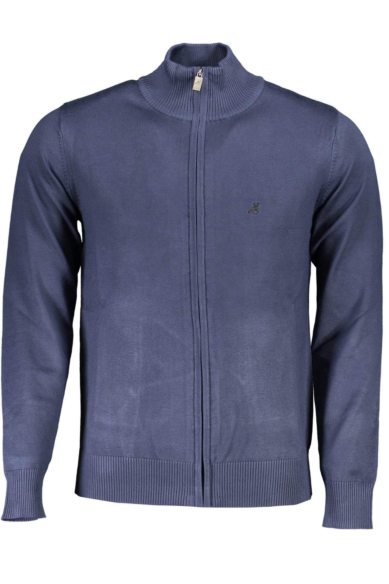 USTR204_BLCOPIATIV – Herren Strickjacke Blau mit Reißverschluss und Logo-Stickerei – Größe: M, XL, 2XL, 3XL – Farbe: Blu
