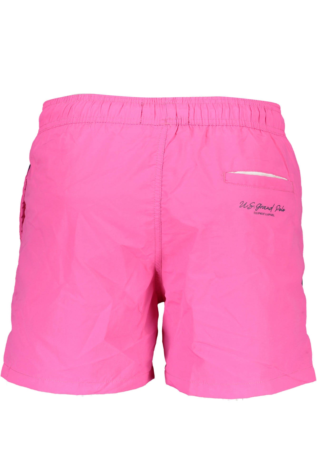 USM-832_ROSA_FUXIA – Herren Badeboxer in Rosa mit Taschen und elastischem Bund – Größe: 2XL – Farbe: Rosa