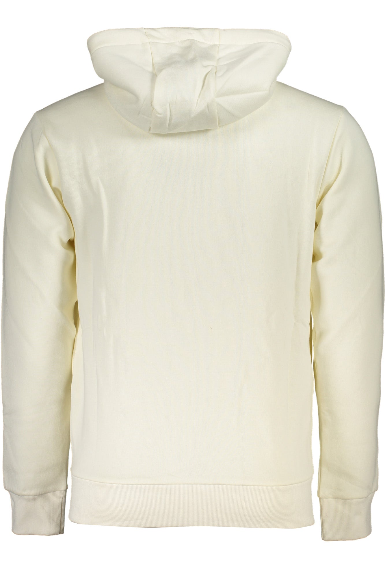 USF179_BIOFF-WHIT – Weißes Herren Sweatshirt mit Kapuze & Reißverschluss - Elegant & Sportlich – Größe: XL, 2XL, 3XL – Farbe: Bianco