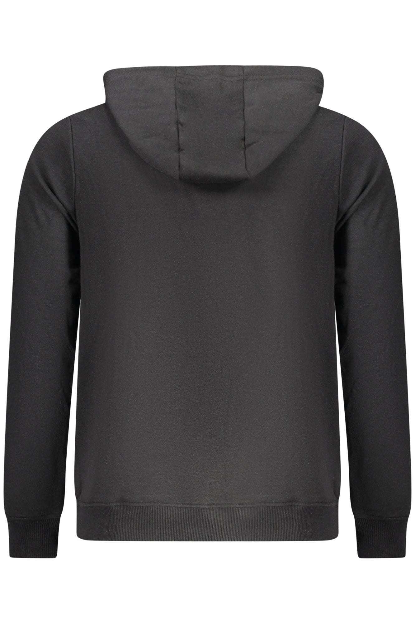 AU02655_NE23NERO – Herren Sweatshirt Schwarz - Langarm mit Kapuze, Reißverschluss & Logo – Größe: S, M, L, XL, 2XL, 3XL – Farbe: Nero