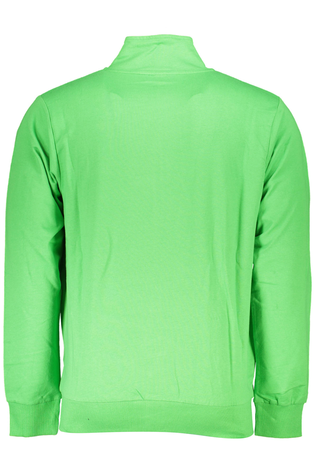 USF-009_VERDE_VERDE – Herren Sweatshirt mit Reißverschluss und Stehkragen in Grün – Größe: M, 2XL – Farbe: Verde