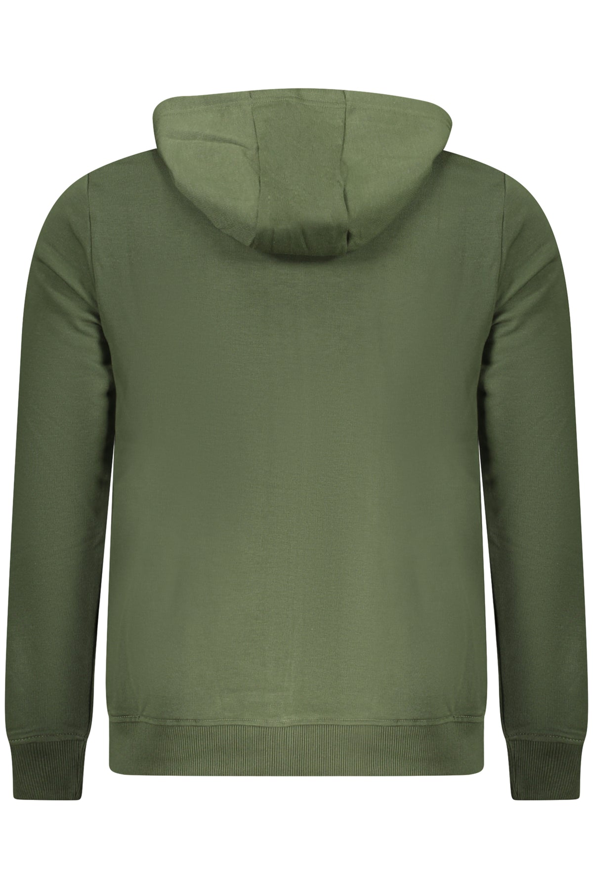 AU02655_VE16VER – Grüne Herren-Sweatjacke mit Kapuze und Stickerei - Angeraut & Modisch – Größe: S, M, L, XL, 2XL, 3XL – Farbe: Verde