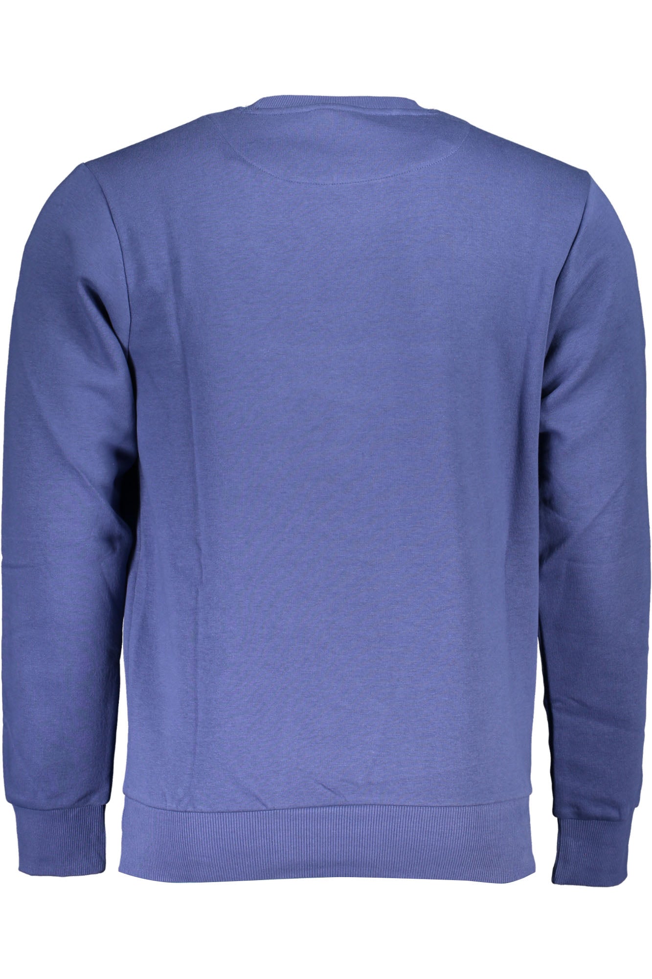 USF175_BLDENIM – Herren Sweatshirt Blau ohne Reißverschluss – Stilvolle Stickerei und Komfort – Größe: M, L, XL, 2XL, 3XL – Farbe: Blu