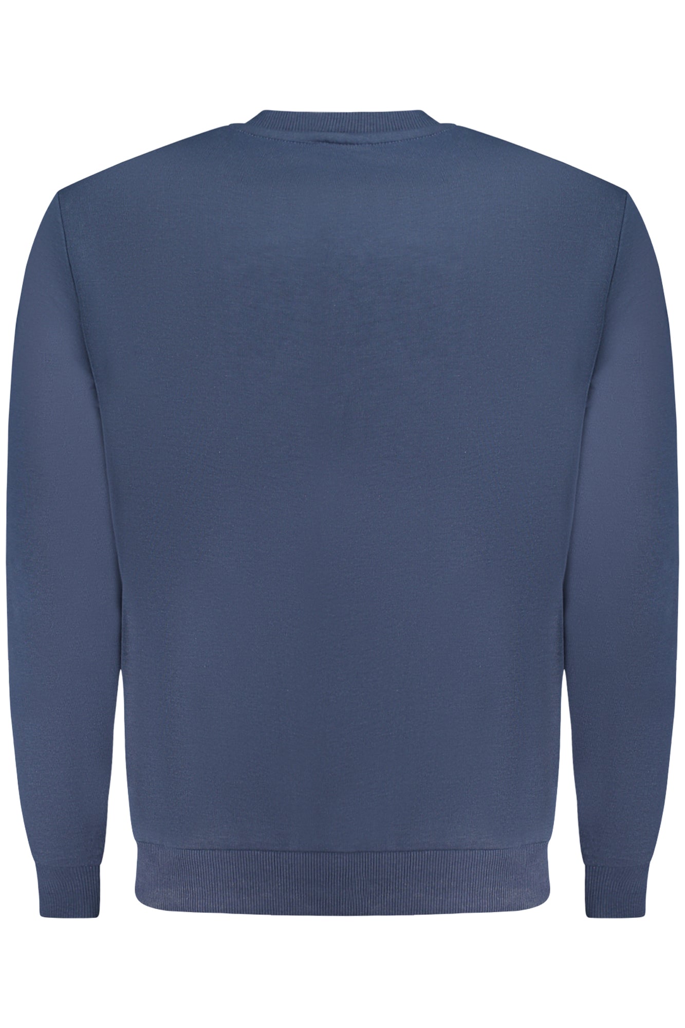 AU02652_BL1NAVY – Blaues, langärmeliges Herren-Sweatshirt mit Stickerei und Rundhals – Größe: S, M, L, XL, 2XL, 3XL – Farbe: Blu