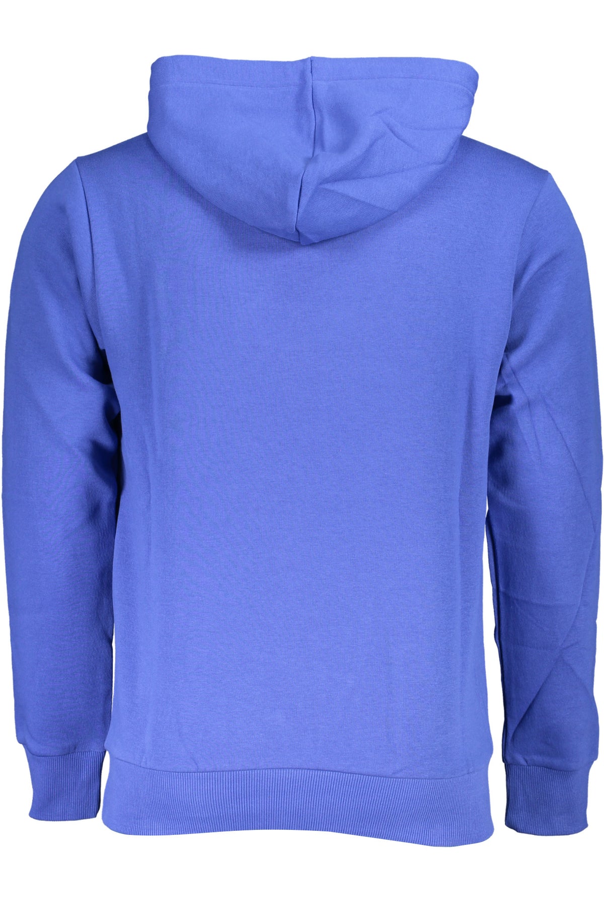 USF177_BLINDACO – Elegantes Herren-Sweatshirt in Blau mit Stickerei und Kontrastdetails – Größe: M, L, XL, 2XL, 3XL – Farbe: Blu