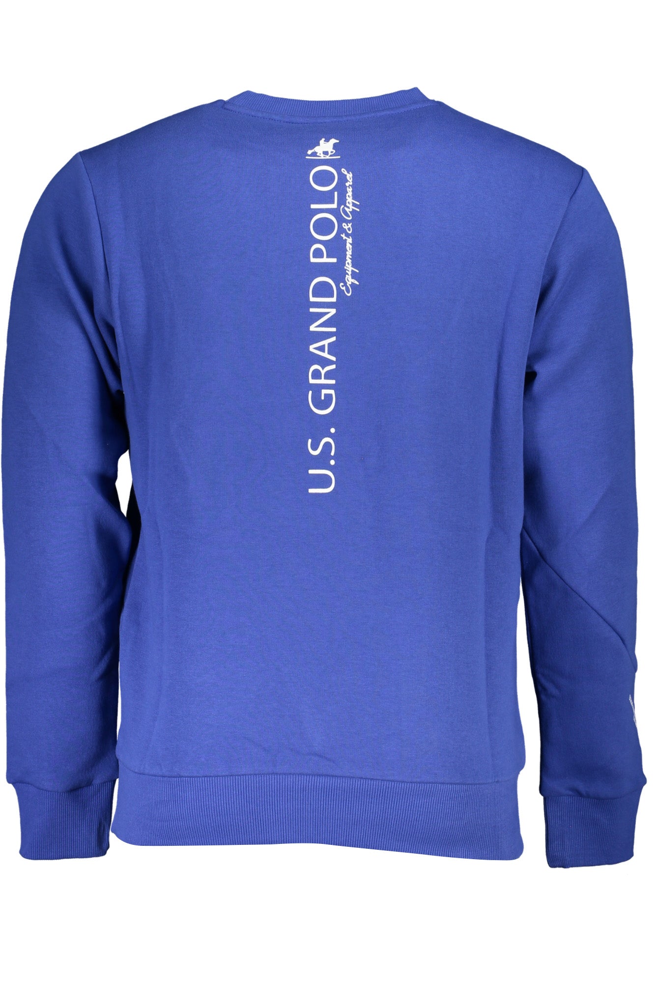 USF895_BLINDACO – Herren-Sweatshirt Blau - Gefüttert, Druckmotiv, Rundhals, Langarm – Größe: M, L, XL, 2XL, 3XL – Farbe: Blu