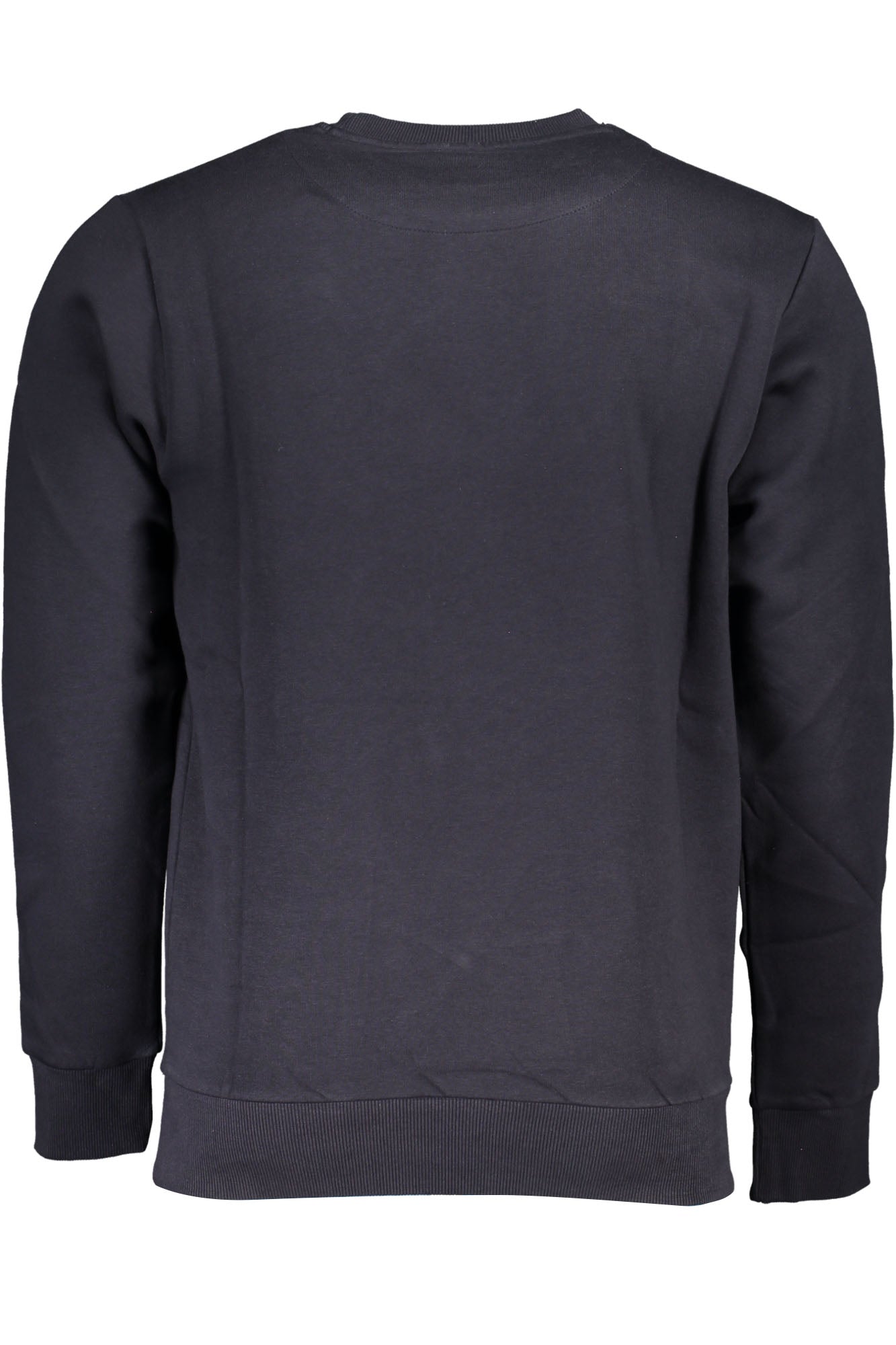 USF175_BLBLU – Herren-Sweatshirt Blau: Rundhals, Stickerei & Kontrastdetails – Größe: M, L, XL, 2XL, 3XL – Farbe: Blu