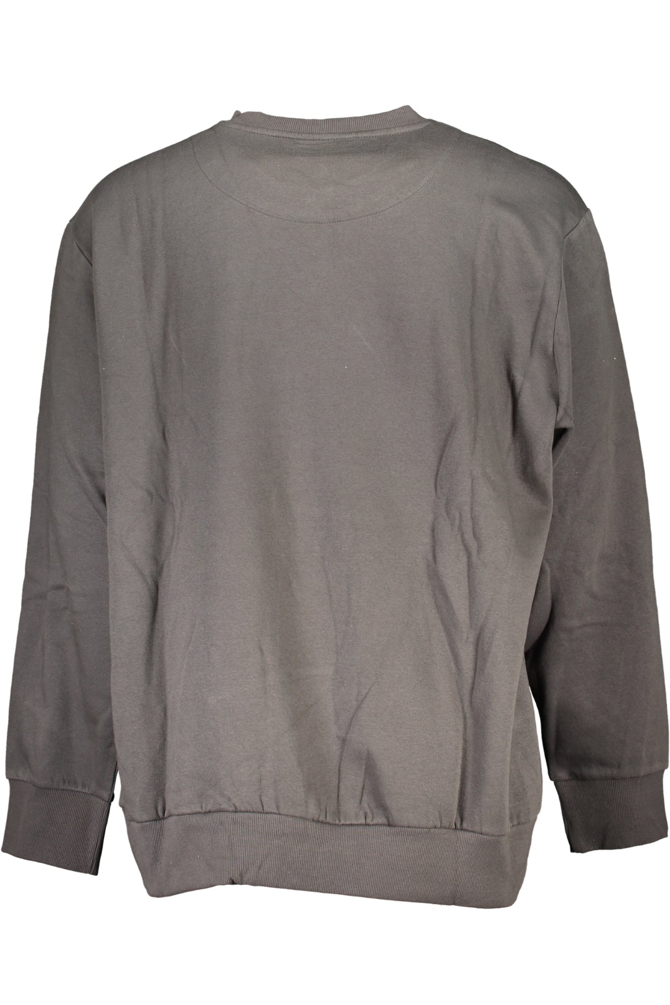 OUSF250_GRGRSCURO – Graues Herren-Sweatshirt Übergröße: Gefüttert & Stickerei-Details – Größe: 3XL, 4XL, 5XL, 6XL – Farbe: Grigio