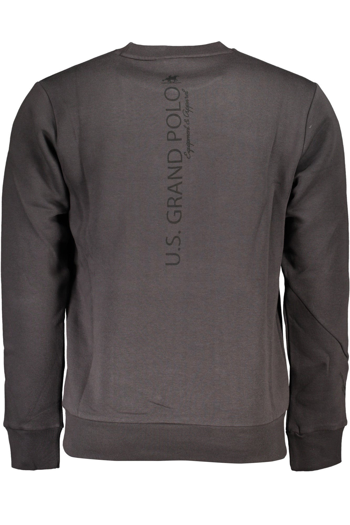 USF895_GRGRIGIOSC – Graues Herren-Sweatshirt mit Rundhals und Druck – Gefütterter Komfort – Größe: M, XL, 2XL, 3XL, L – Farbe: Grigio