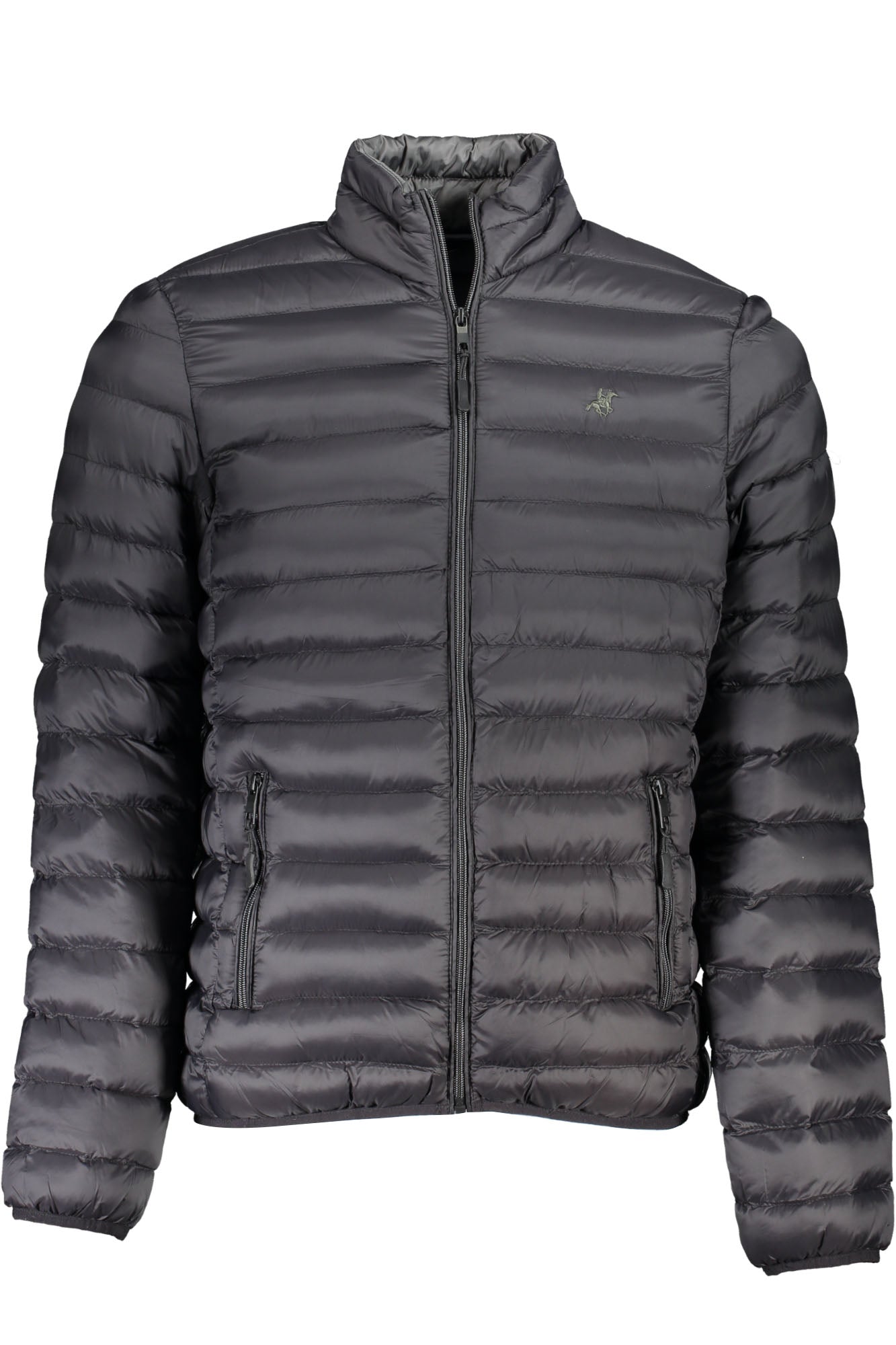 USG235_NENERO – Elegante Herrenjacke in Schwarz – Mit Taschen & Stickerei – Größe: 3XL – Farbe: Nero