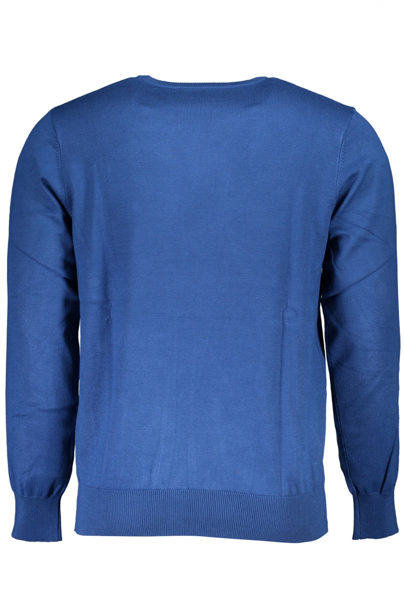 USTR200_BLDENIM – Elegantes Blaues Herrenhemd mit Stickerei und Rundhalsausschnitt – Größe: 2XL, 3XL, L – Farbe: Blu