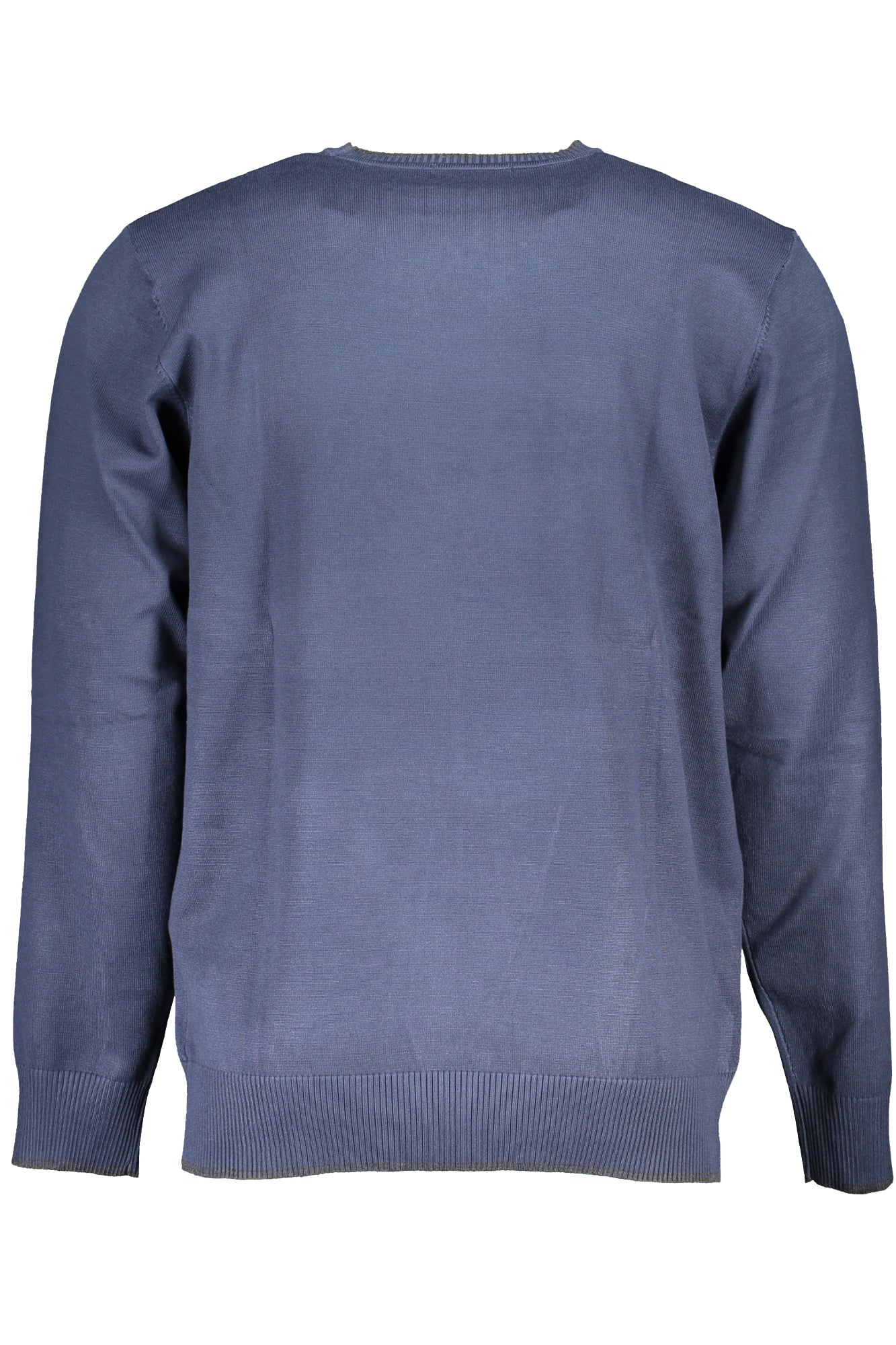 OUSTR264_BLCOPIATIV – Herrenhemden in Blau: Oversized Pullover mit Stickerei & Kontrastdetails – Größe: 3XL, 4XL, 5XL, 6XL – Farbe: Blu
