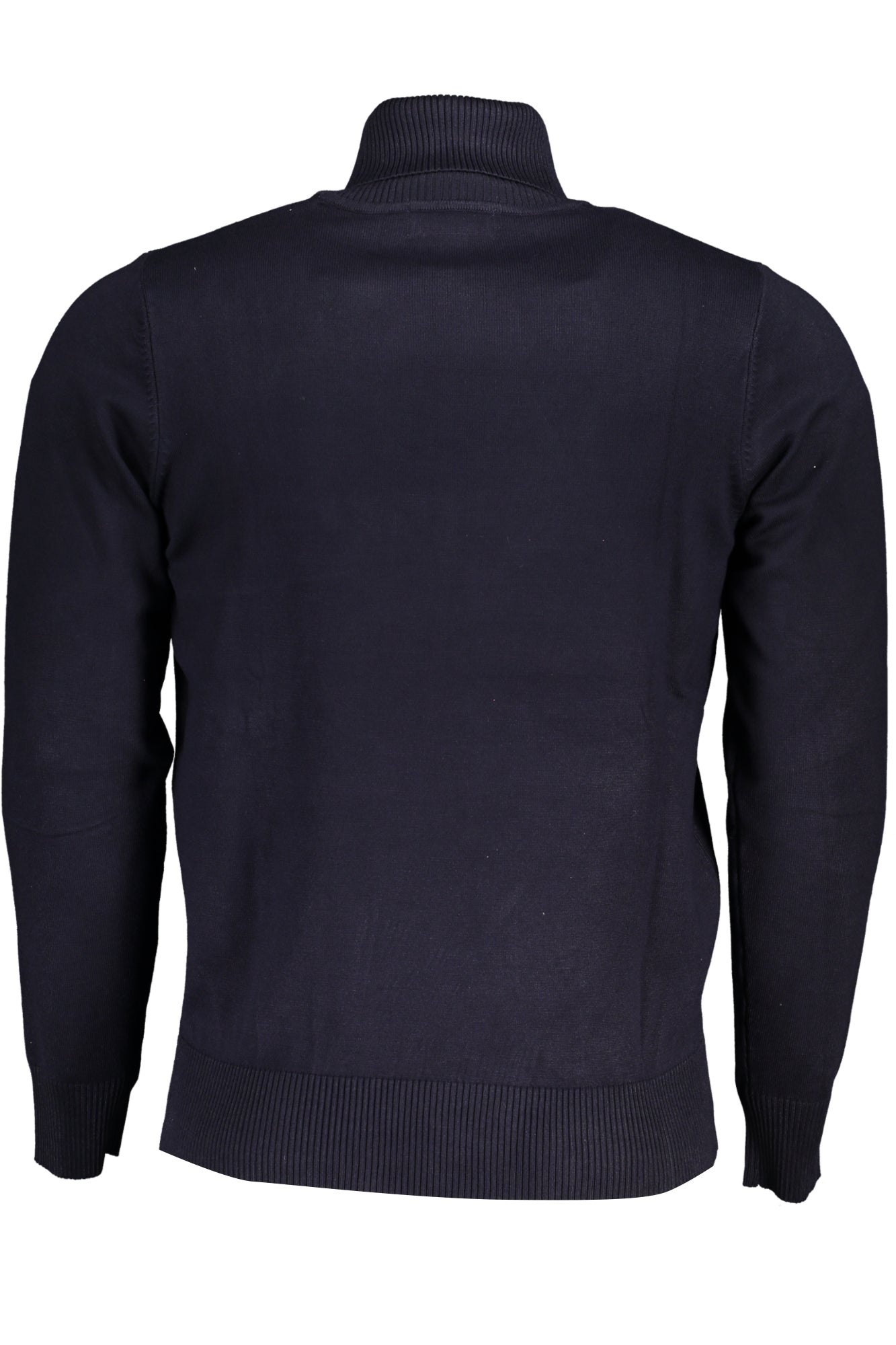 USTR205_BLBLU – Elegantes Herrenhemd: Blaues Langarmshirt mit Stickereien & Rollkragen – Größe: 2XL, M – Farbe: Blu
