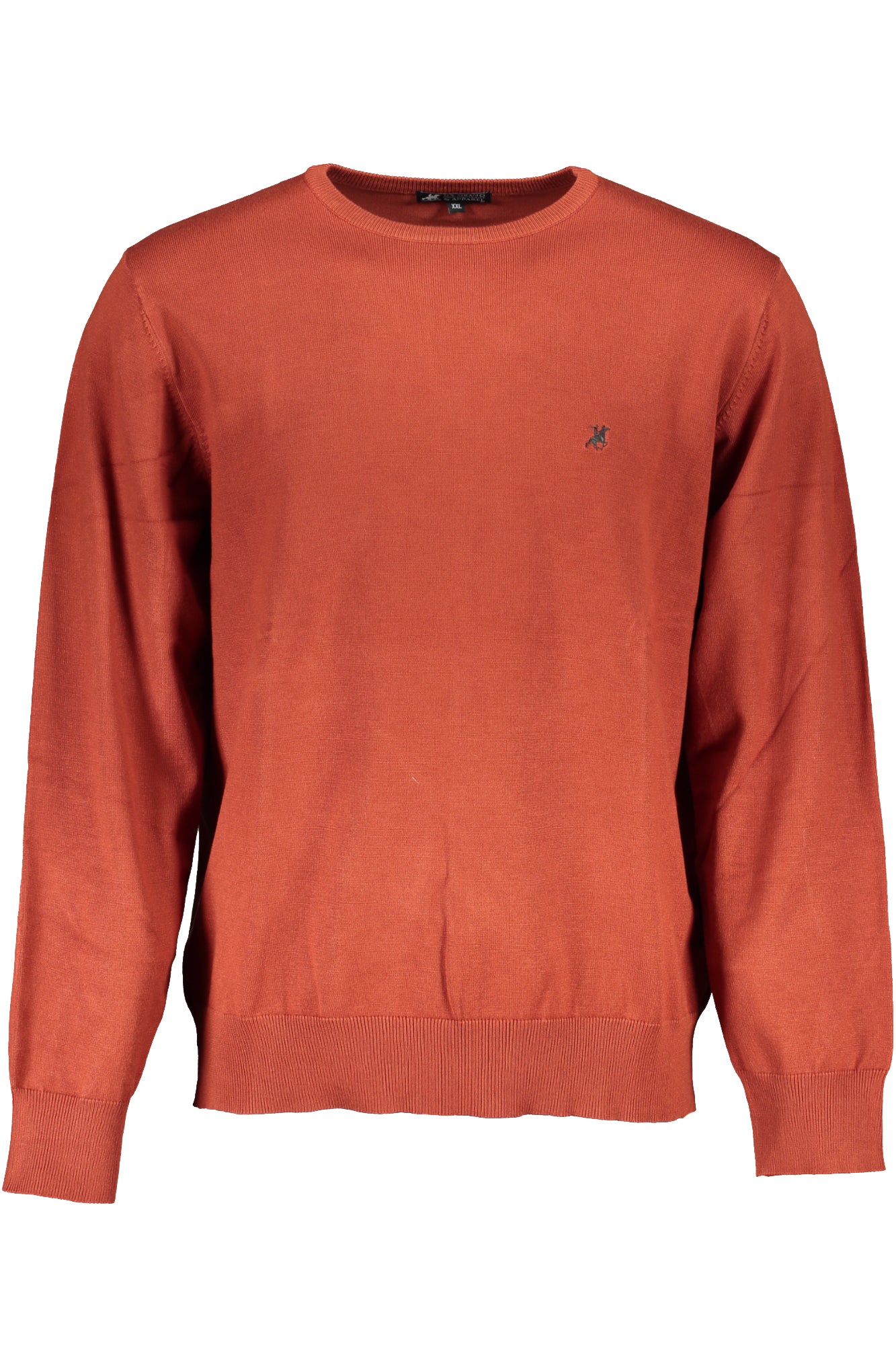 OUSTR260_BRBRONZO – Stilvoller Herren Oversize-Pullover: Bronze, Langarm, Rundhals, Stickerei – Größe: 3XL, 4XL, 5XL, 6XL – Farbe: Bronzo