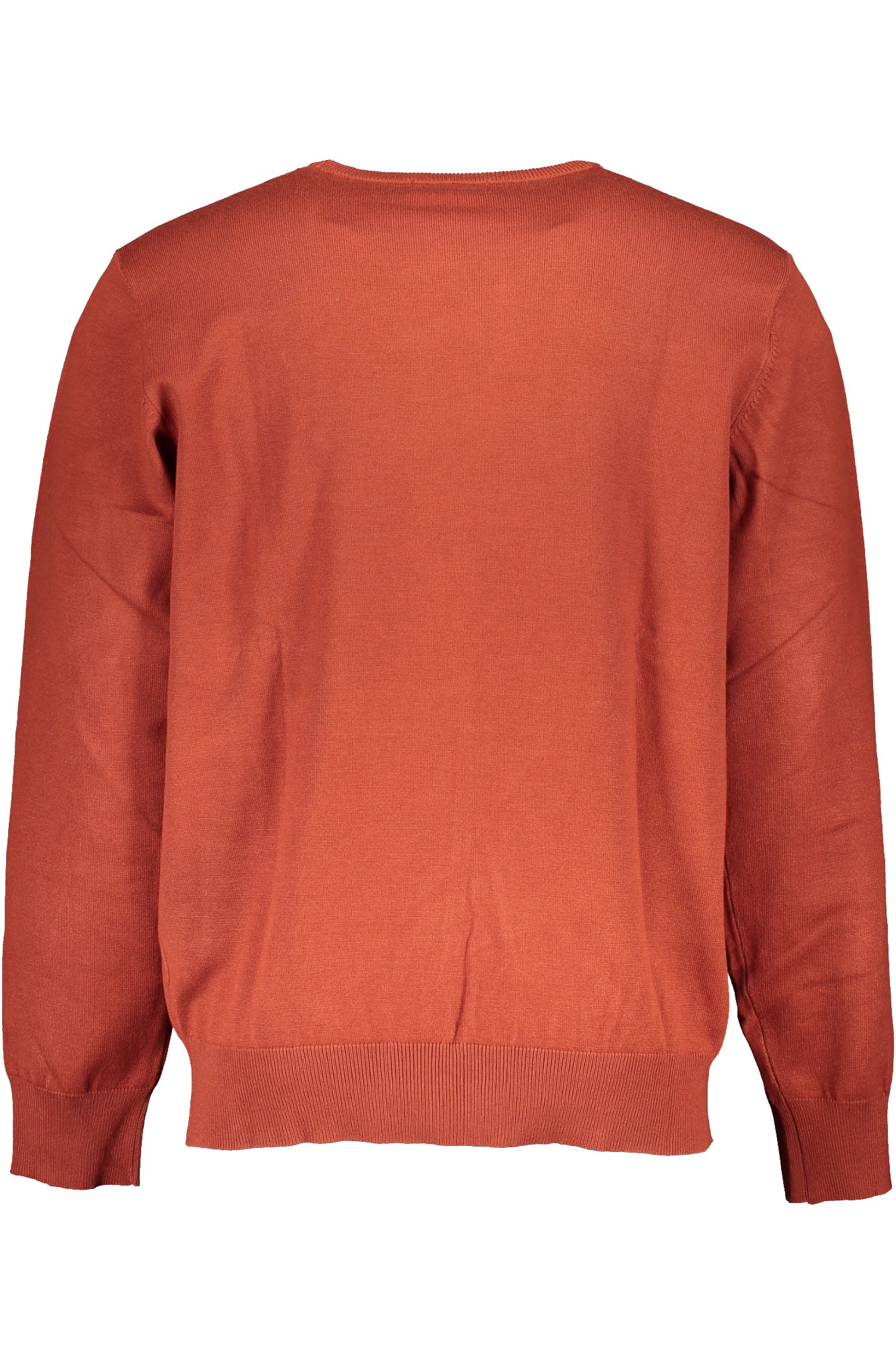 OUSTR260_BRBRONZO – Stilvoller Herren Oversize-Pullover: Bronze, Langarm, Rundhals, Stickerei – Größe: 3XL, 4XL, 5XL, 6XL – Farbe: Bronzo
