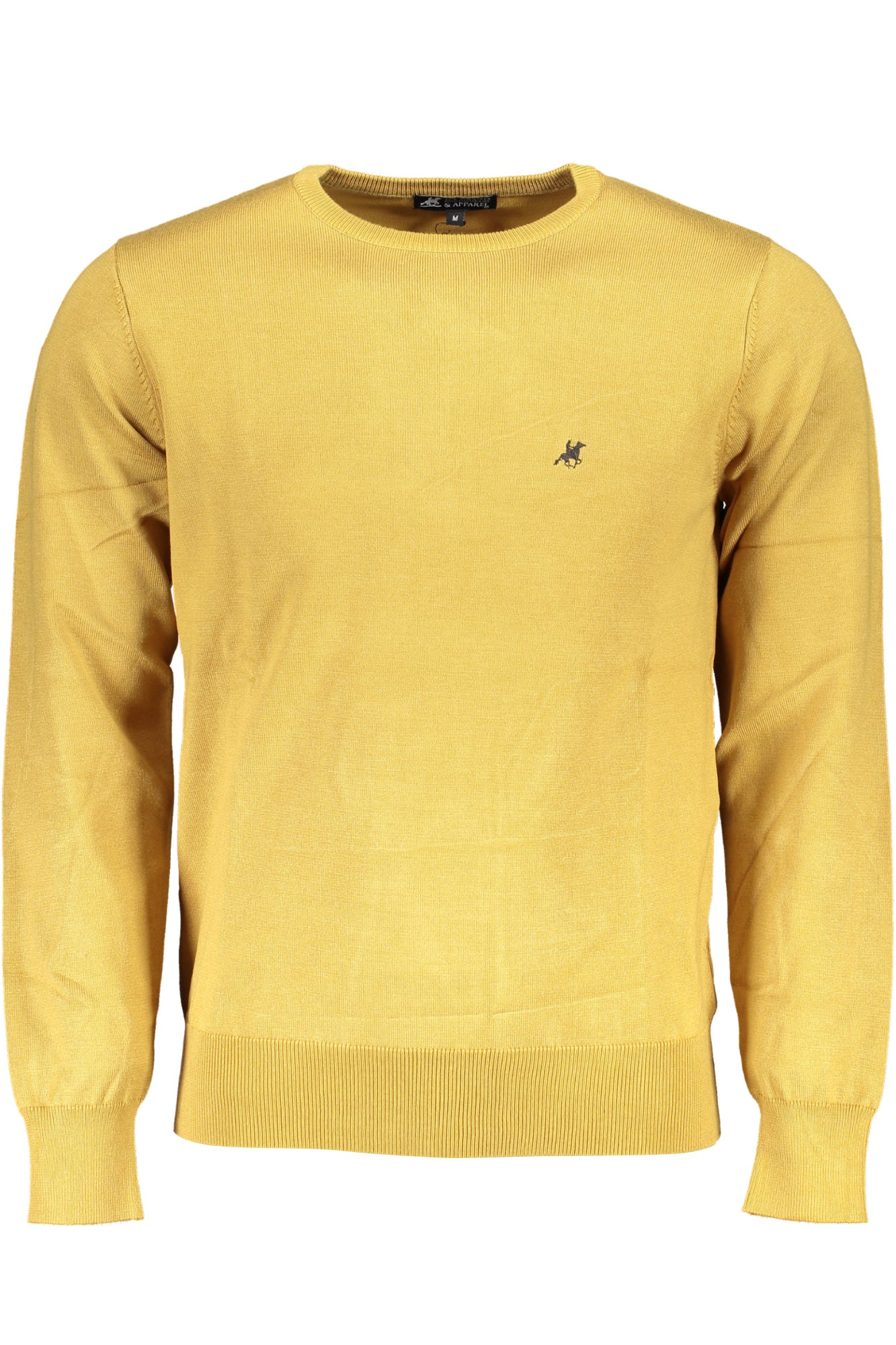 OUSTR260_GISENAPE – Elegantes Oversize Gelbes Herrenhemd mit Rundhals und Stickerei – Größe: 3XL, 4XL, 5XL, 6XL – Farbe: Giallo