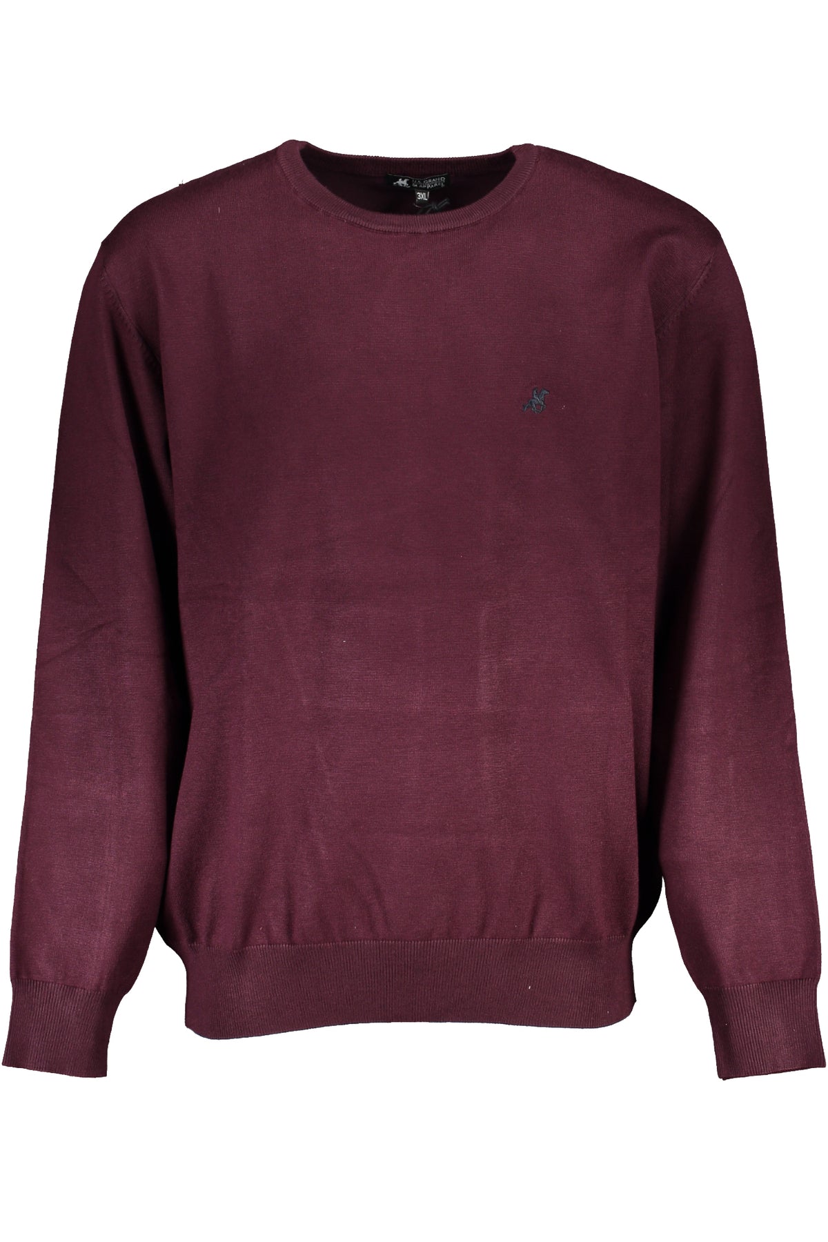 OUSTR260_ROBORDEAUX – Oversize rotes Herrenhemd: Langarm, Rundhals, edle Stickerei – Größe: 3XL, 4XL, 5XL, 6XL – Farbe: Rosso
