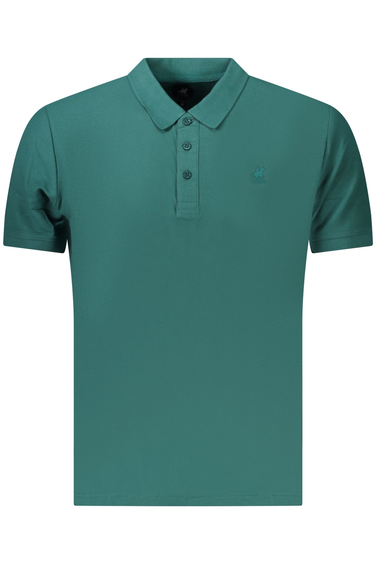 AU03197MORDECAI_VEA12500 – Elegantes Herren Polohemd Grün - Kurzarm, 3 Knöpfe, Reliefdruck – Größe: S, M, L, XL, 2XL, 3XL – Farbe: Verde
