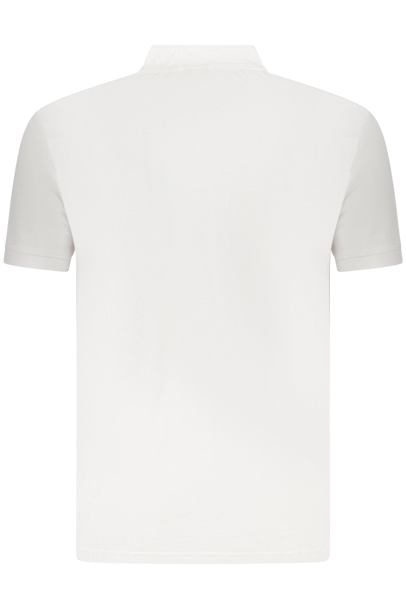 AU02661_BI6BIANC – Herren Kurzarm-Poloshirt Weiß mit Stehkragen & Stickerei – Größe: S, M, L, XL, 2XL, 3XL – Farbe: Bianco
