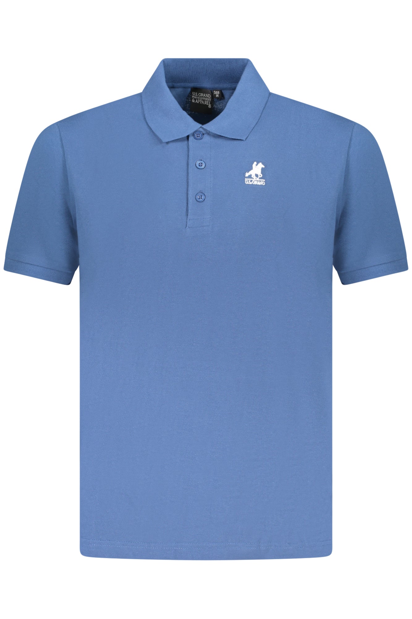 AU02658_BL2JEANS – Stilvolles Herren Poloshirt in Blau mit Stickerei und Knöpfen – Größe: S, M, L, XL, 2XL, 3XL – Farbe: Blu