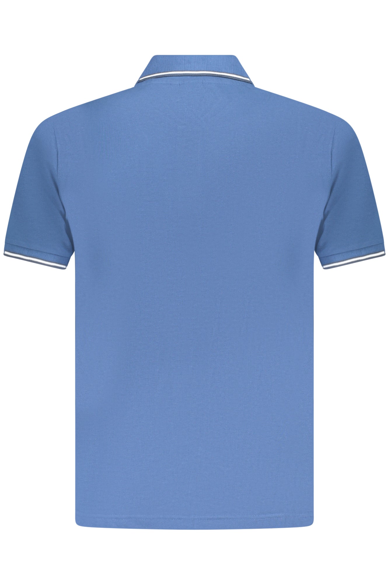 AU02660_BL2JEANS – Herren Poloshirt Blau - Kurzarm, Kontrastdetails, Stickerei Logo – Größe: S, M, L, XL, 2XL, 3XL – Farbe: Blu