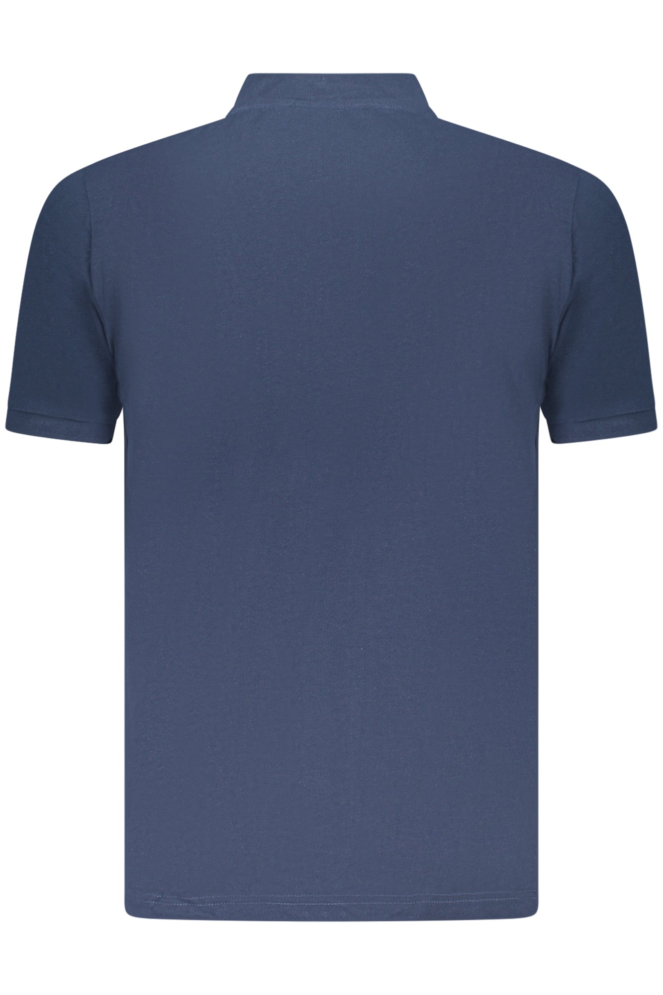 AU02661_BL1NAVY – Herren Kurzarm-Poloshirt Blau mit Stehkragen und Stickerei – Größe: S, M, L, XL, 2XL, 3XL – Farbe: Blu