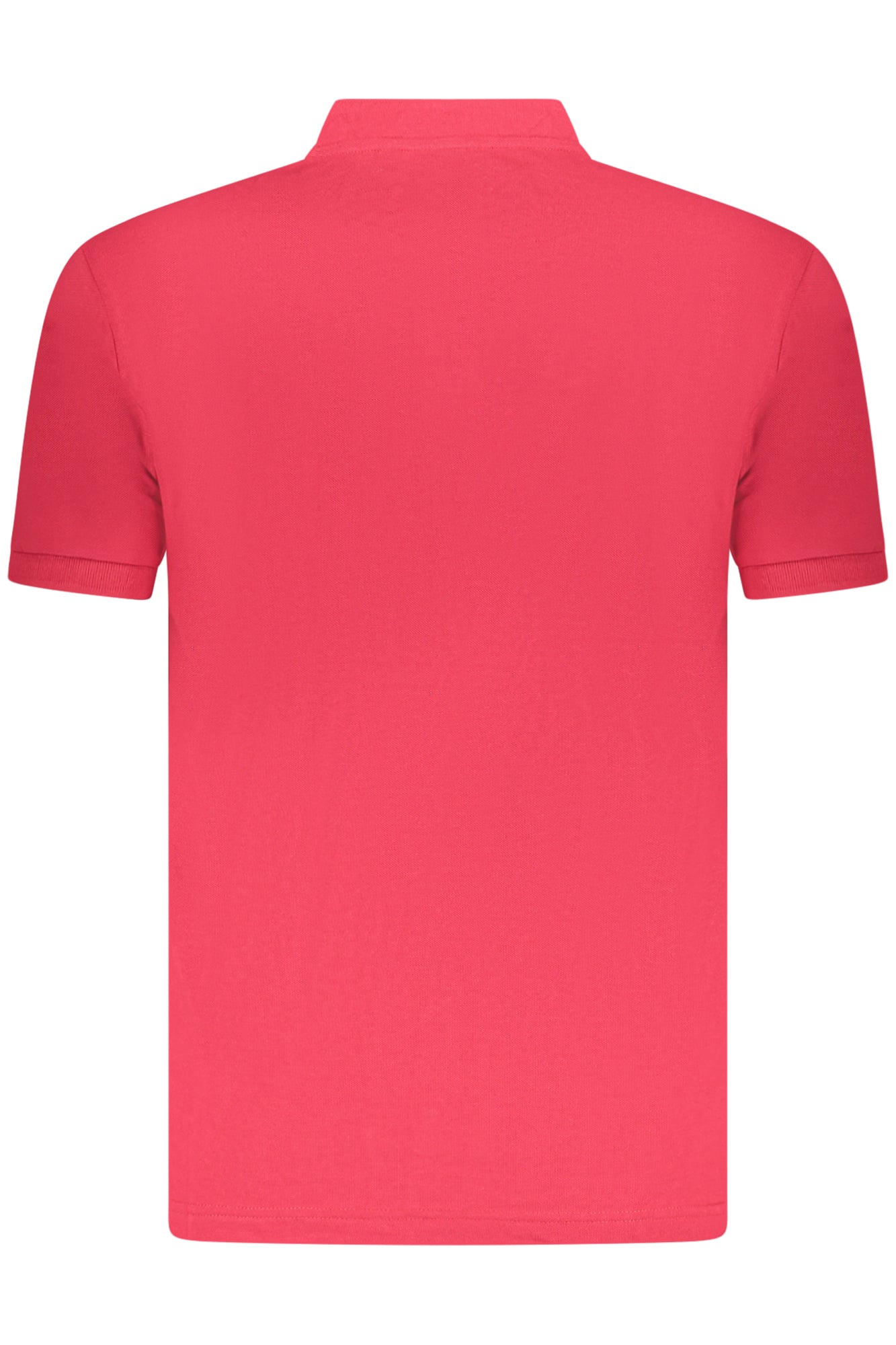 AU02661_RO8ROSSO – Stylishes Herren Kurzarm-Poloshirt in Rot mit Stehkragen & Stickerei – Größe: S, M, L, XL, 2XL, 3XL – Farbe: Rosso