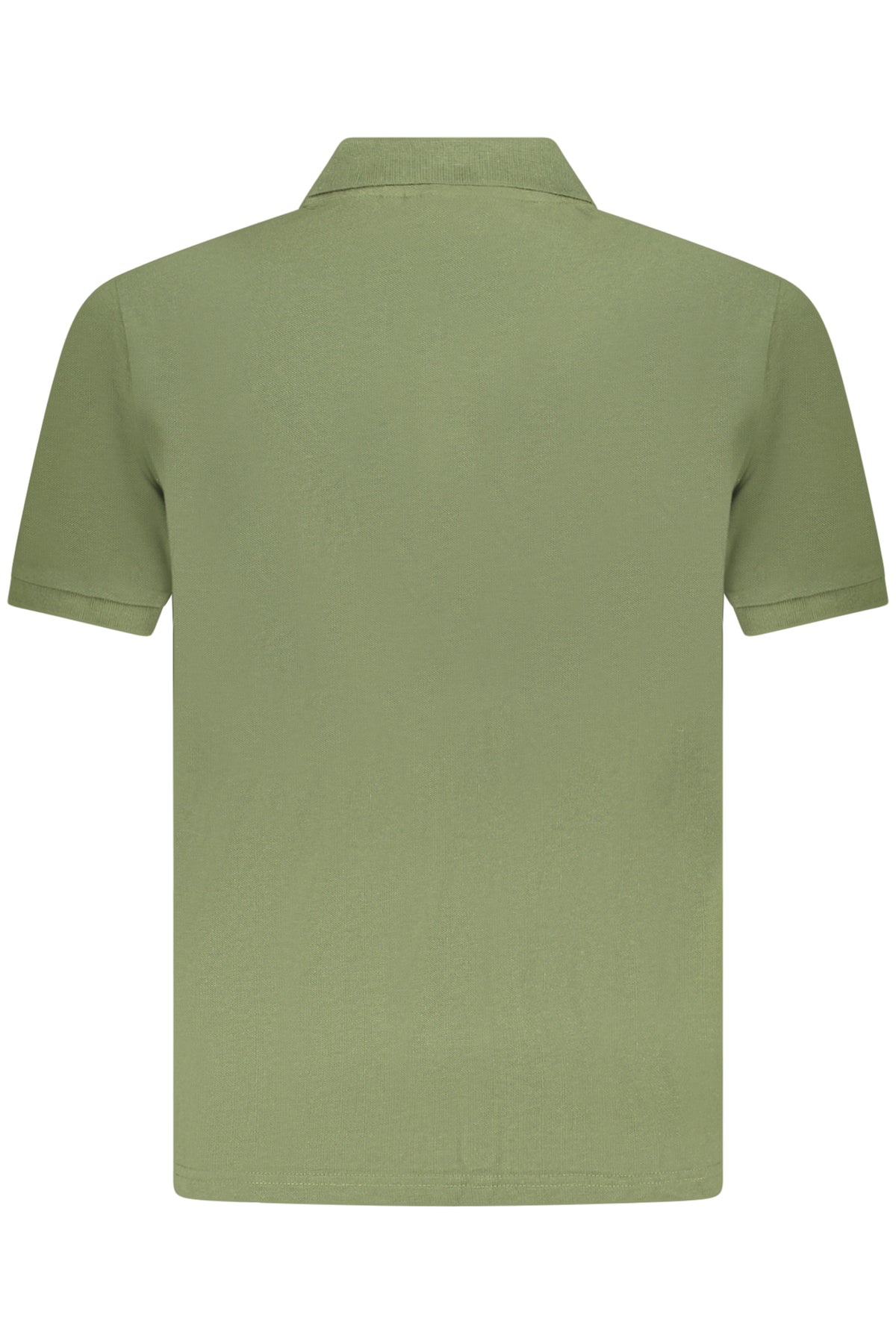 AU02662_VE16VERD – Elegantes Grünes Kurzarmhemd für Herren mit Stickerei & Logodetails – Größe: S, M, L, XL, 2XL, 3XL – Farbe: Verde